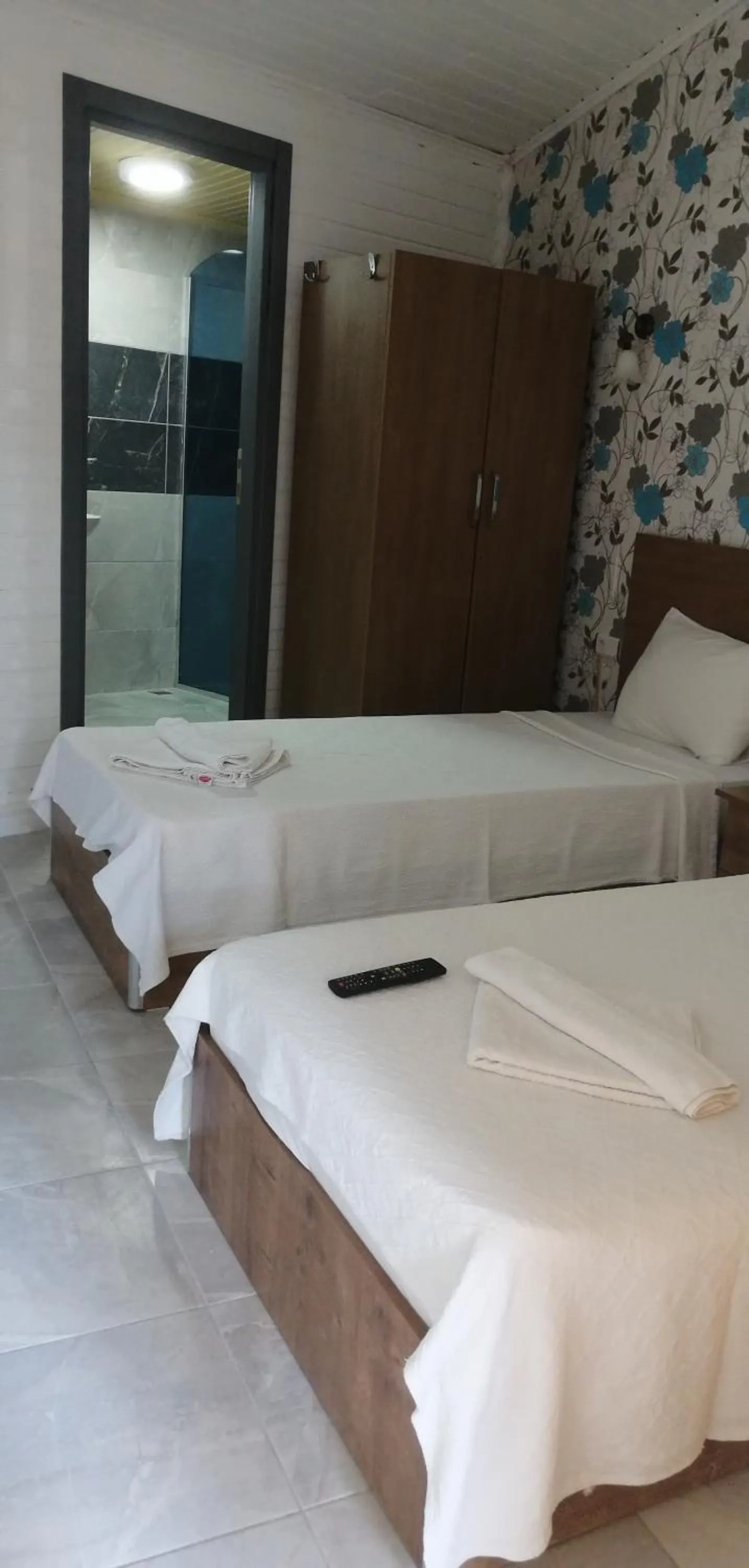 Bed, Bathroom in Durak Hotel ölüdeniz