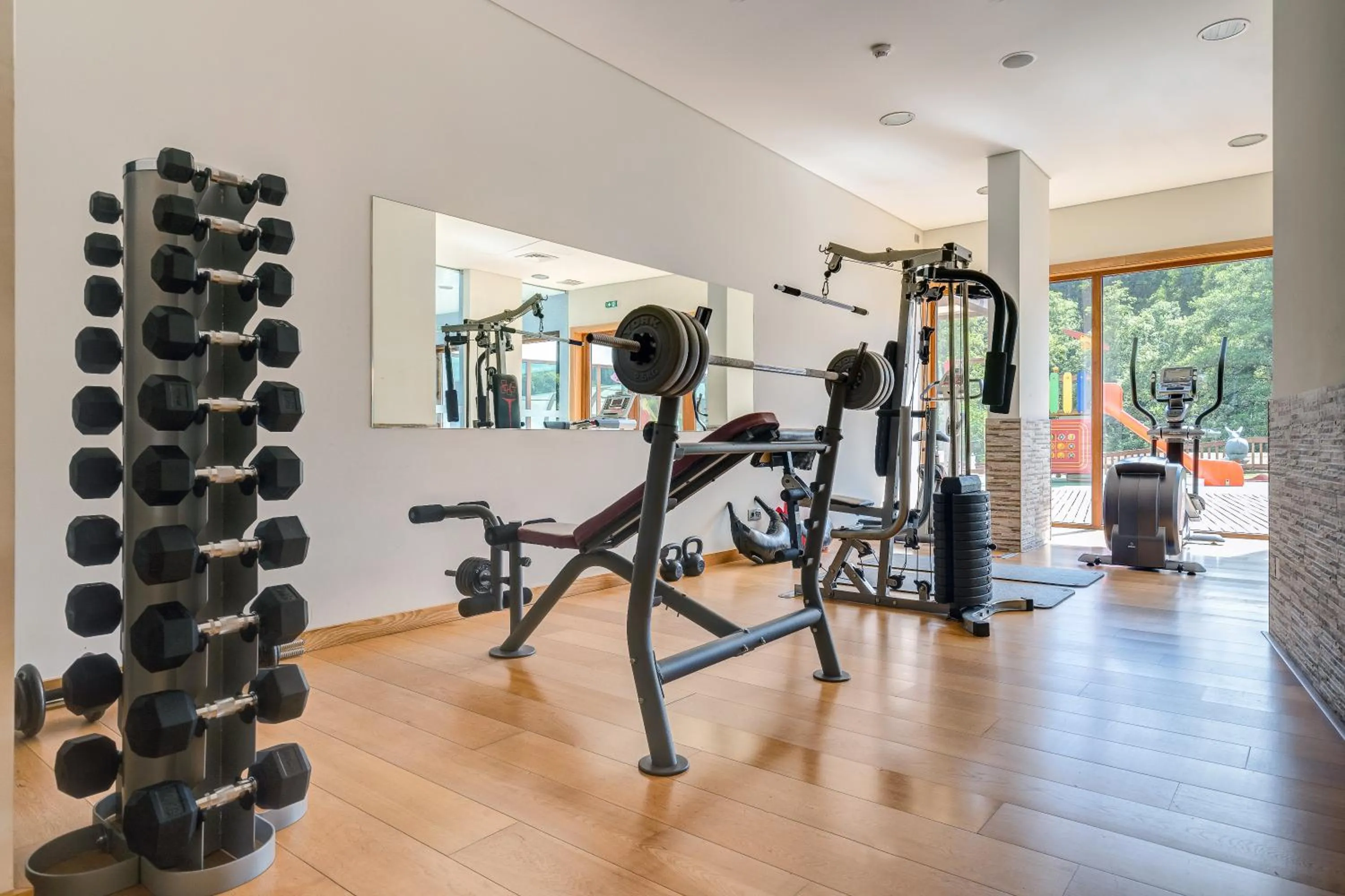 Fitness centre/facilities in Hotel Rural Vale Do Rio