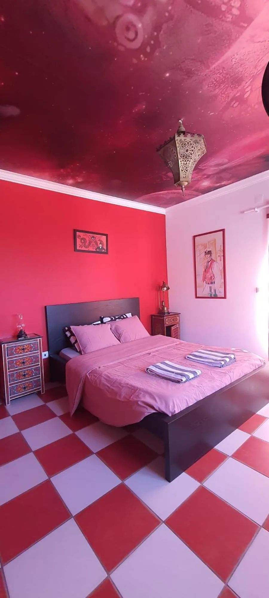 View (from property/room), Bed in Captain's Log House