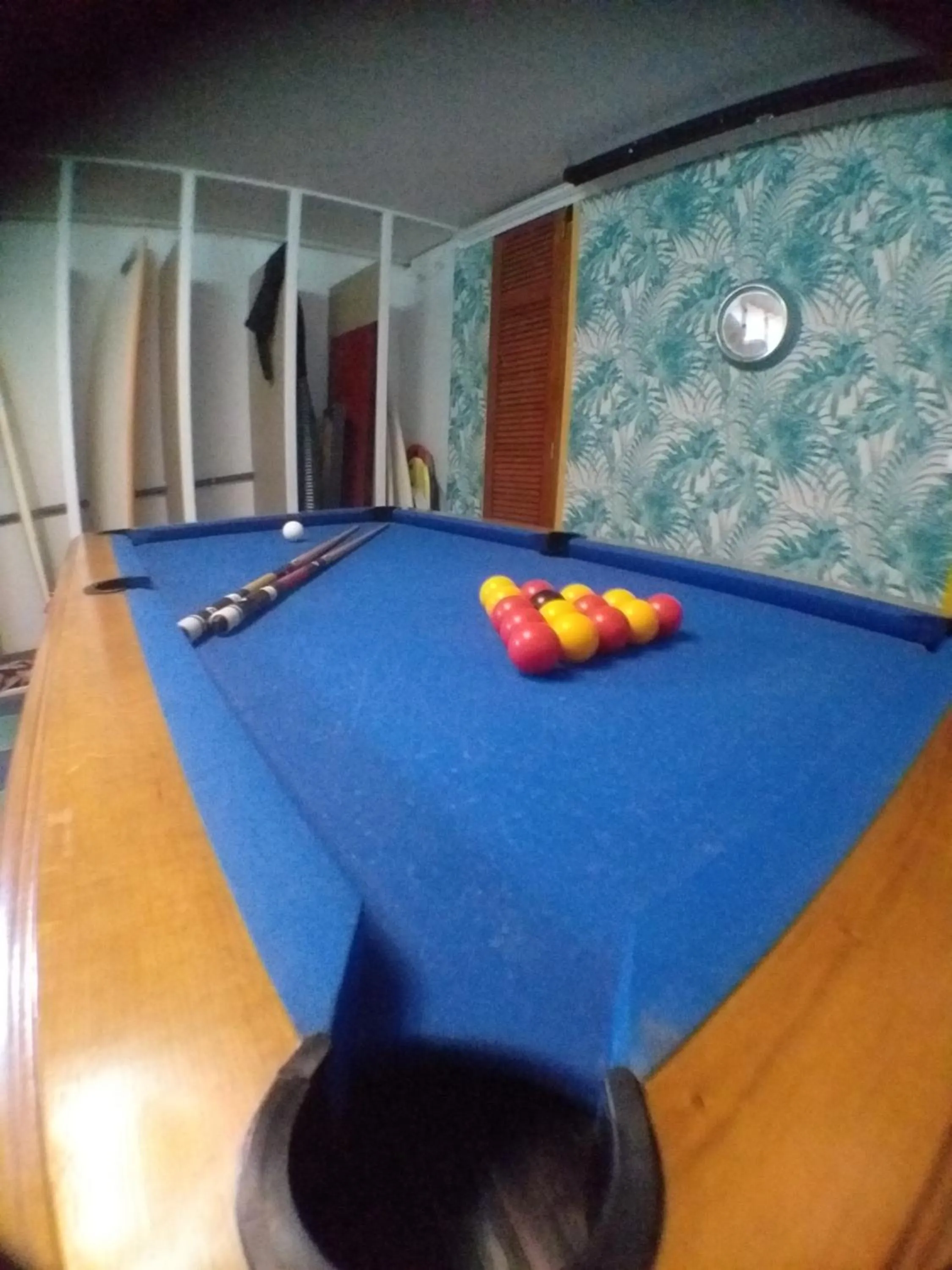 Billiard in Captain's Log House
