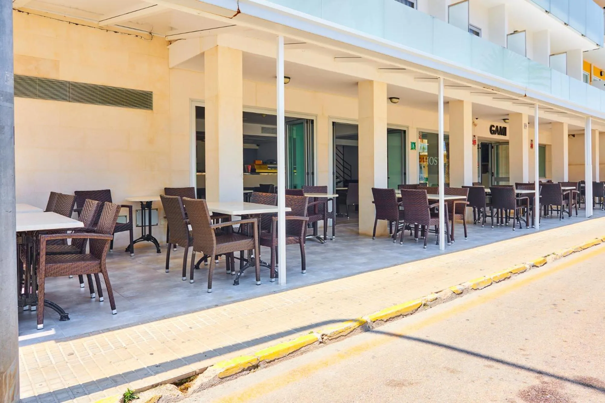 Balcony/Terrace in Hostal Gami Adults Only