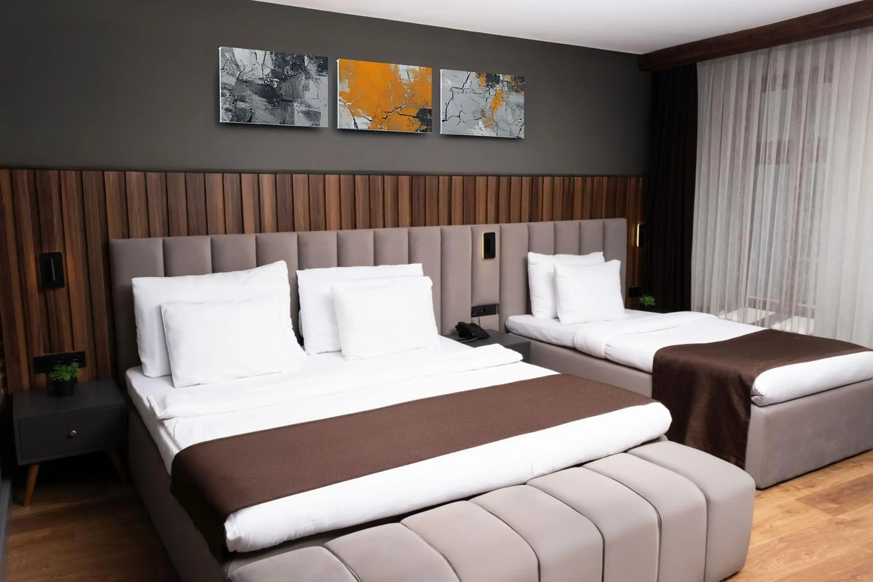 Standard Triple Room with Sea View in Vita Suites Karaköy Standard Triple Room with Sea View in Vita Suites Karaköy