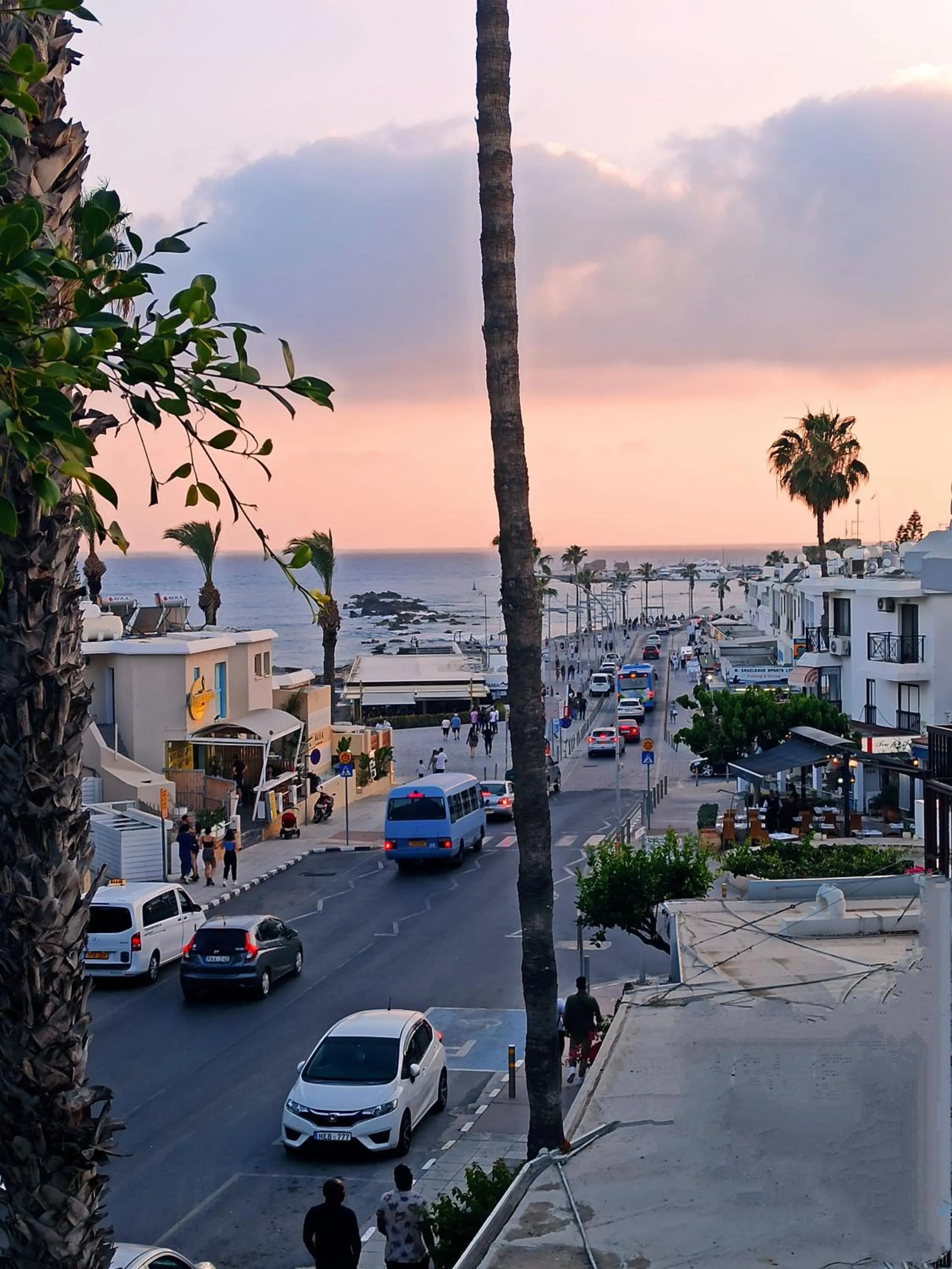 Sunset in Dionysos Central