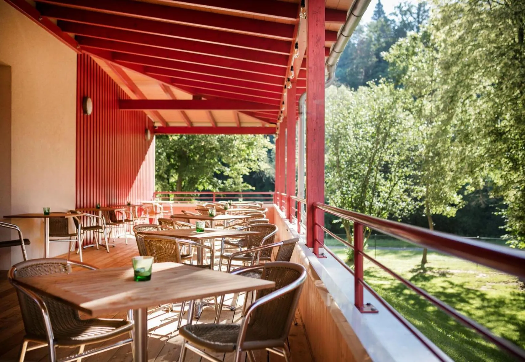 Balcony/Terrace in JUFA Hotel Waldviertel