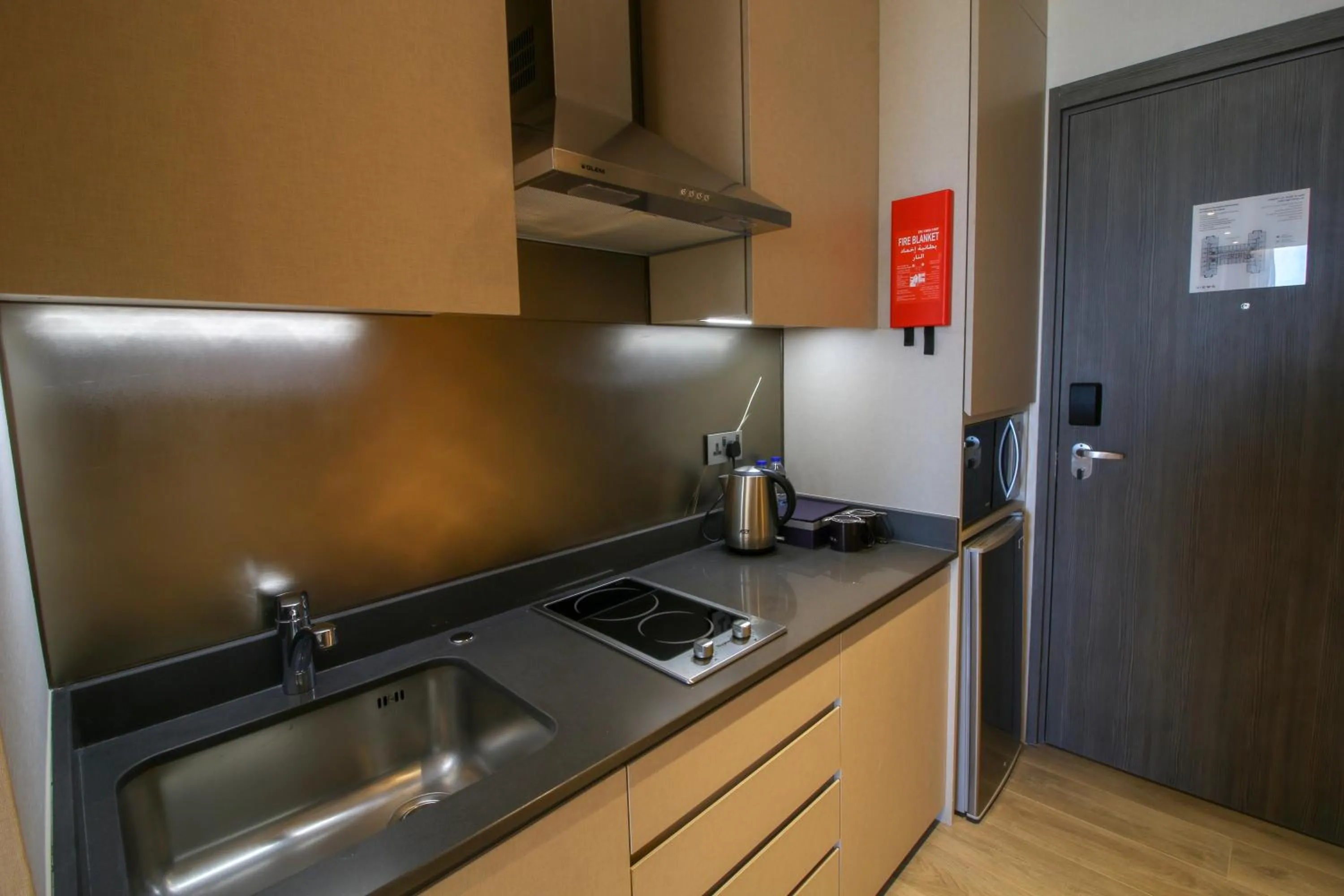 Kitchen or kitchenette in Views Hotel & Residences - Emaar King Abdullah Economic City