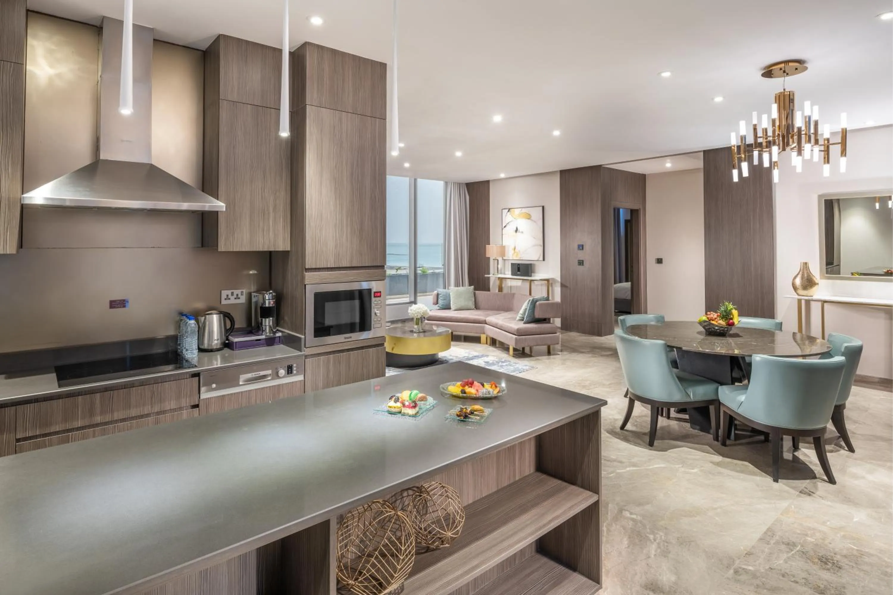 Dining area in Views Hotel & Residences - Emaar King Abdullah Economic City