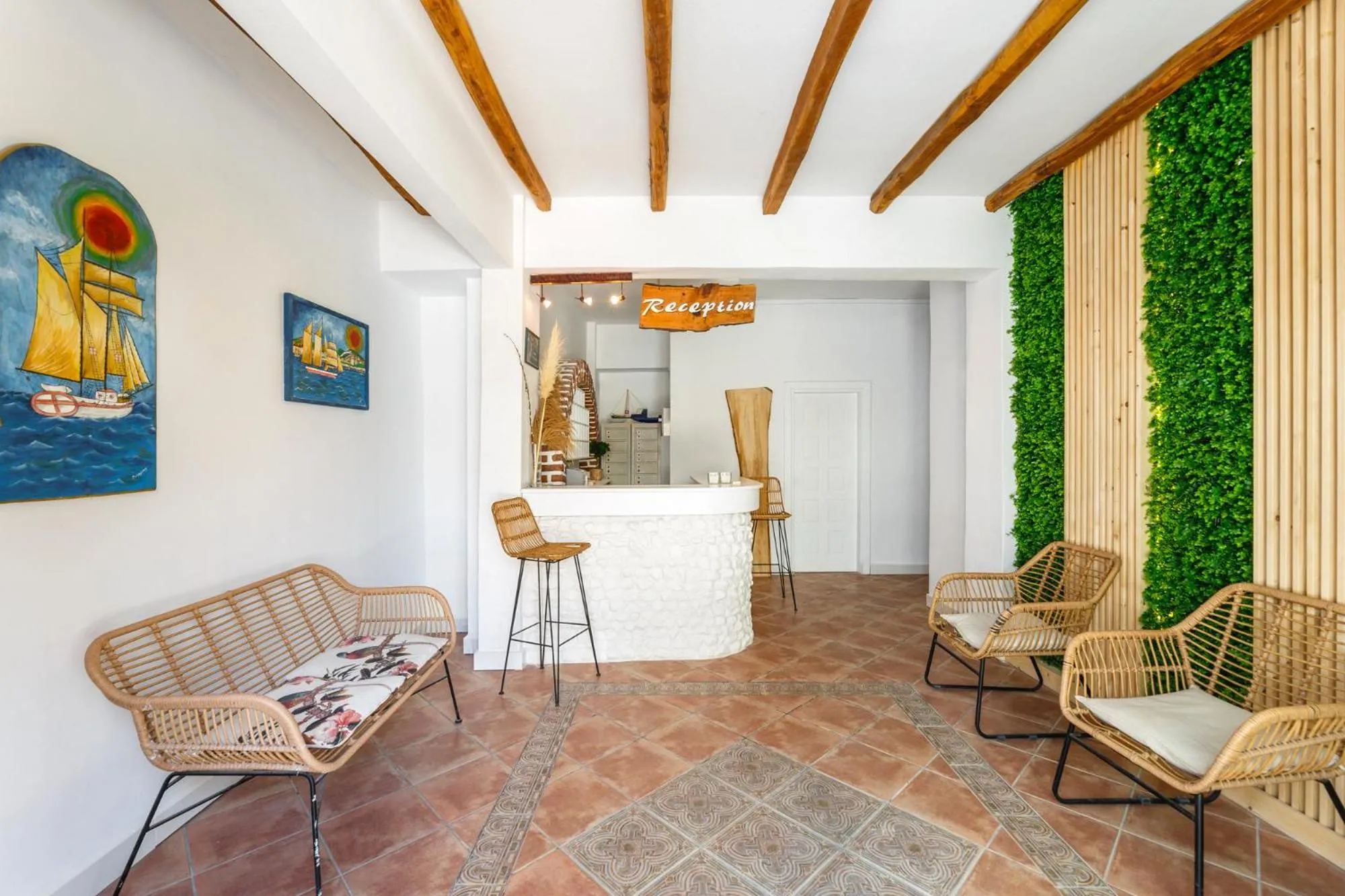 Lobby or reception in Marabou Hotel