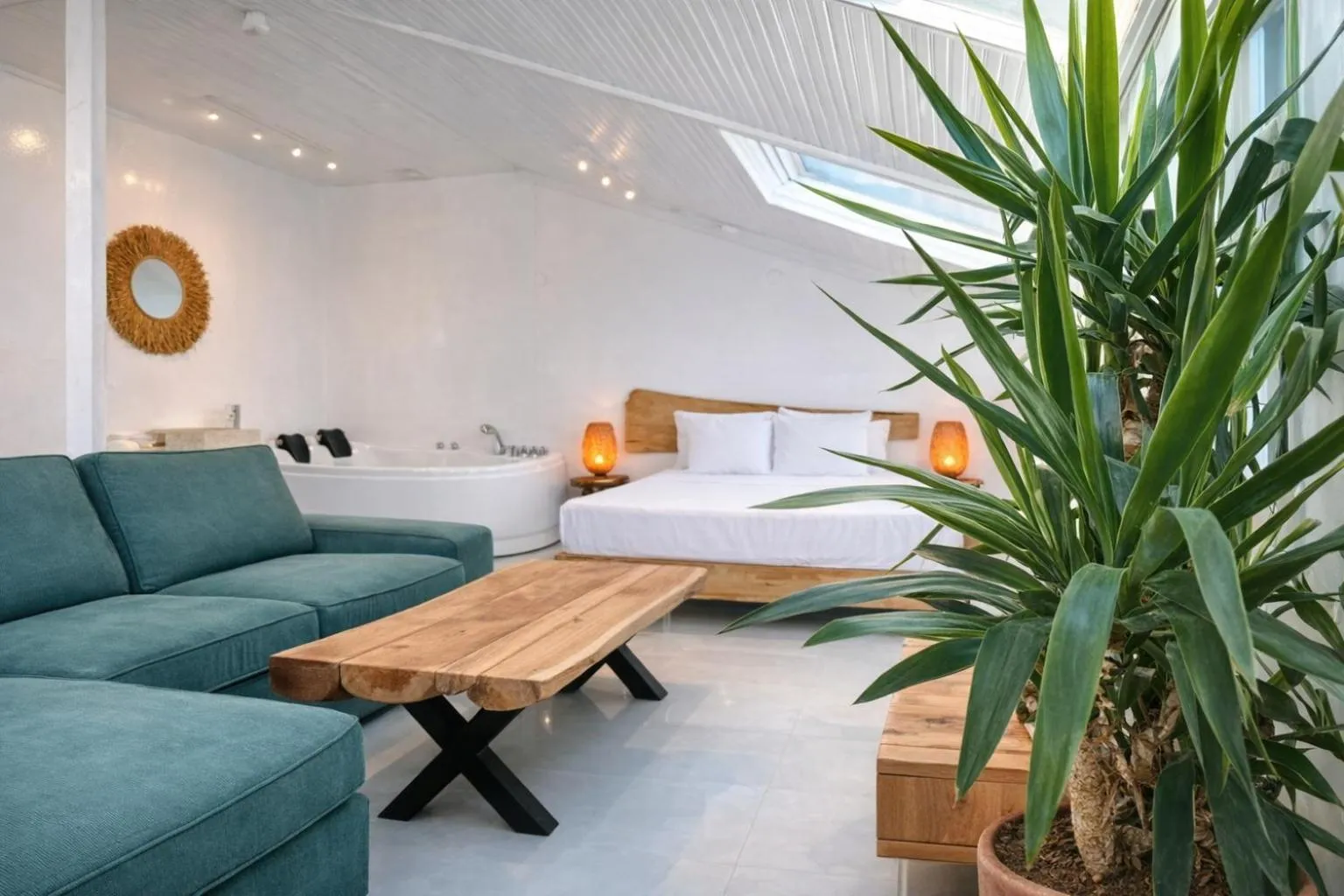 Bed in Marabou Hotel