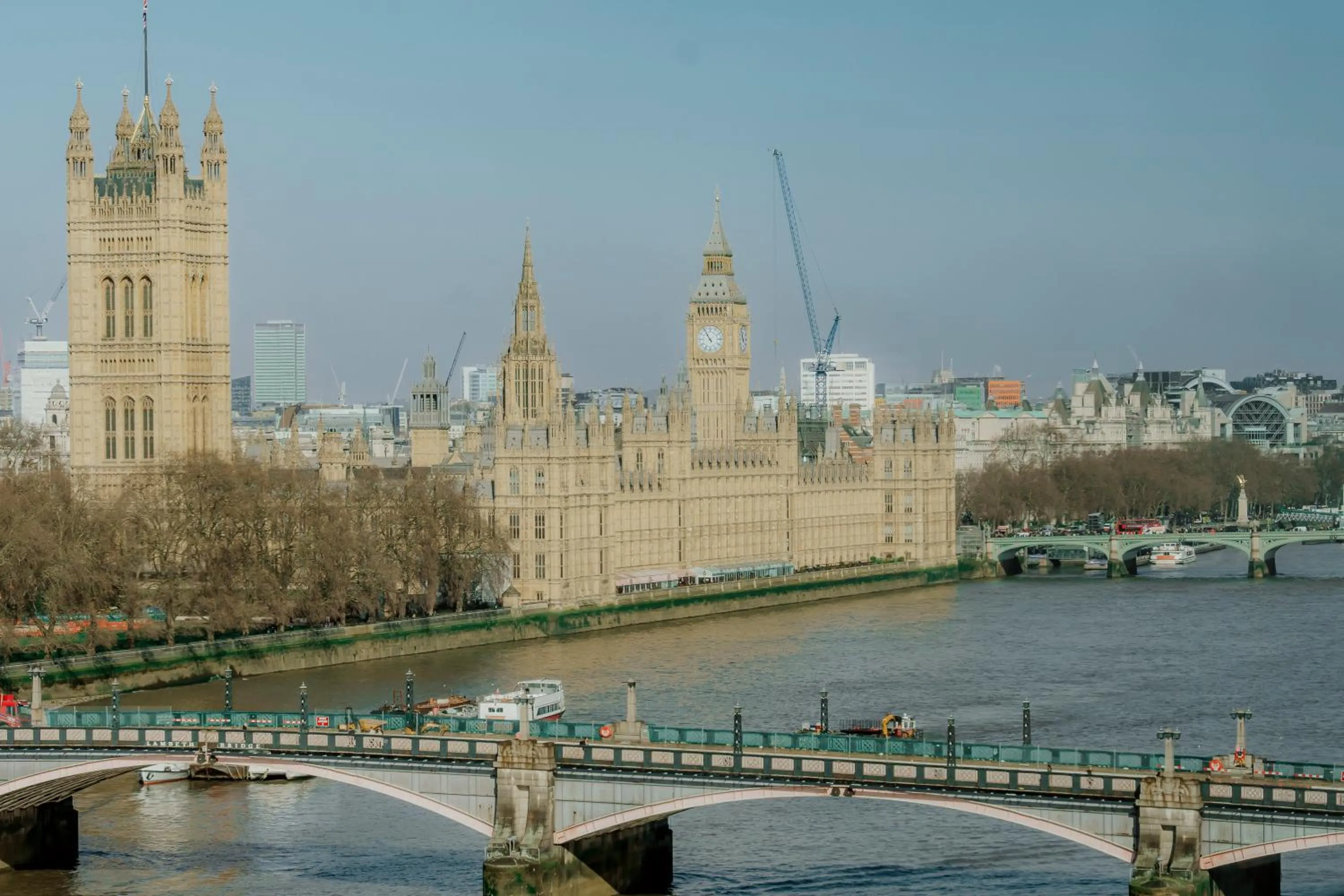Landmark view in Hyatt Regency London Albert Embankment