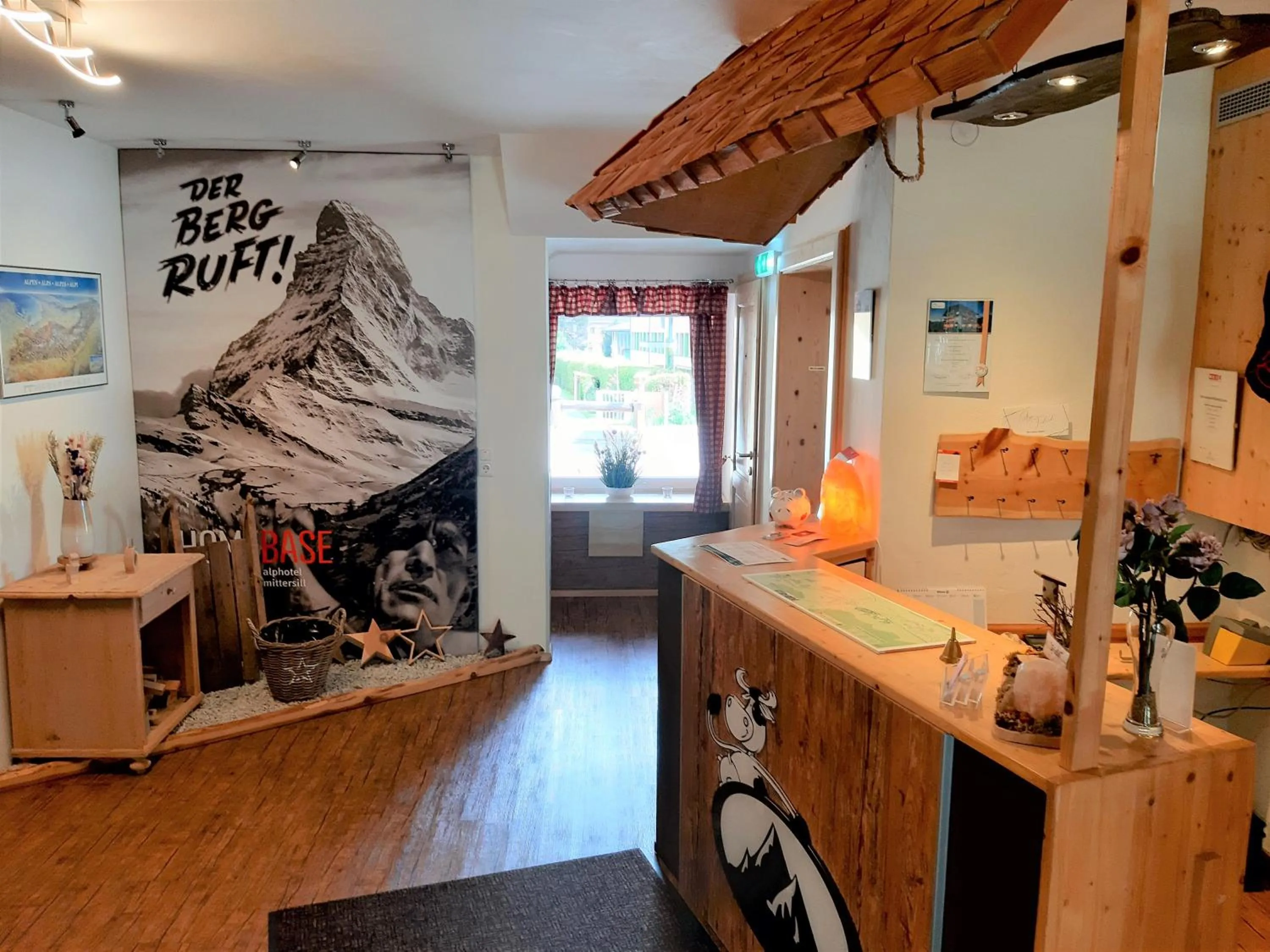 Lobby or reception in Alphotel Mittersill