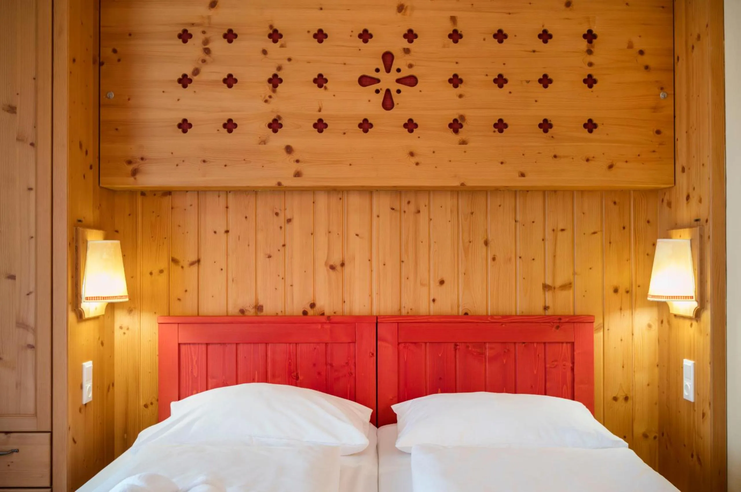 Photo of the whole room, Bed in JUFA Hotel Tieschen