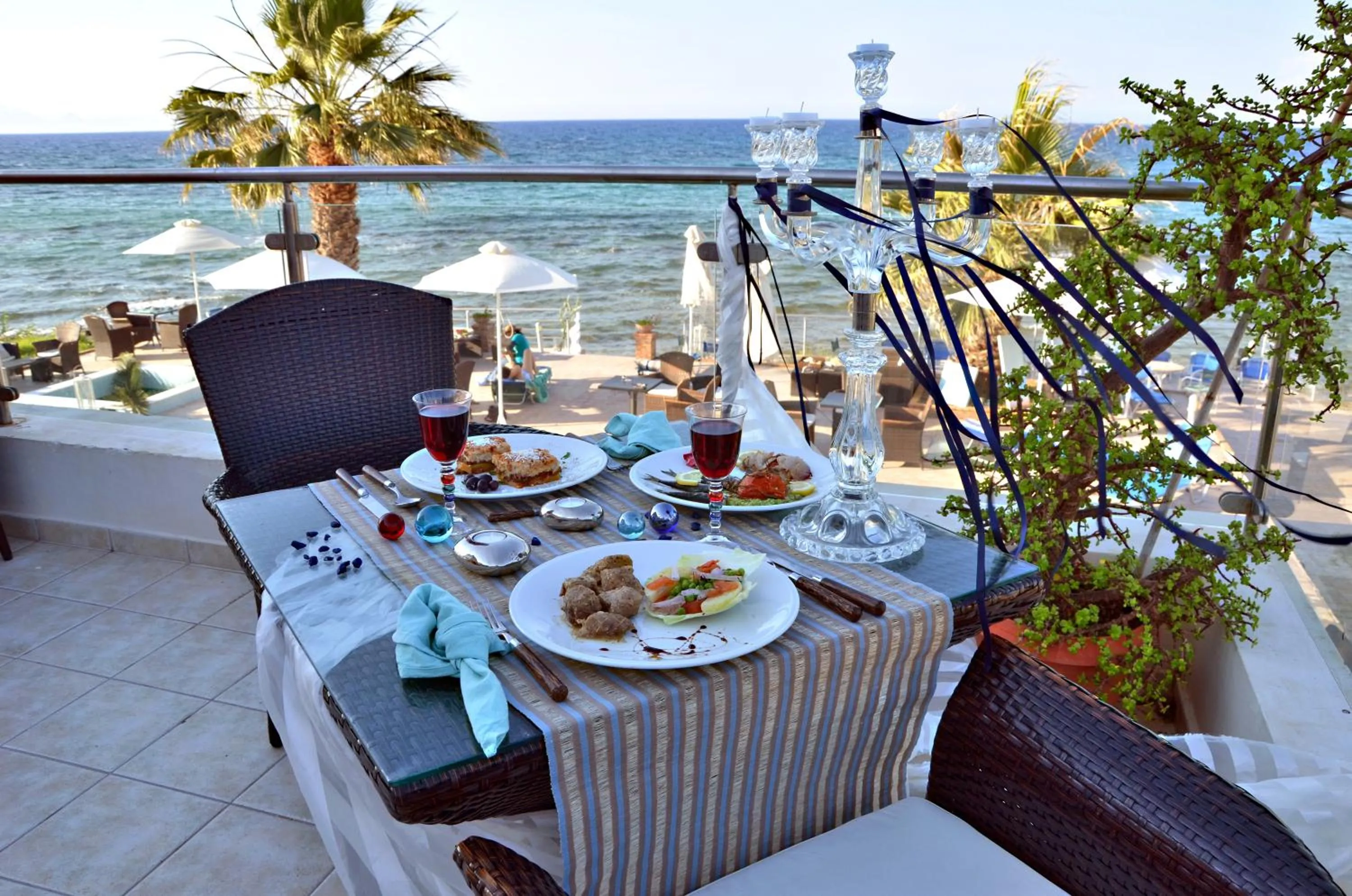 Dining area in Belussi Beach Hotel & Suites