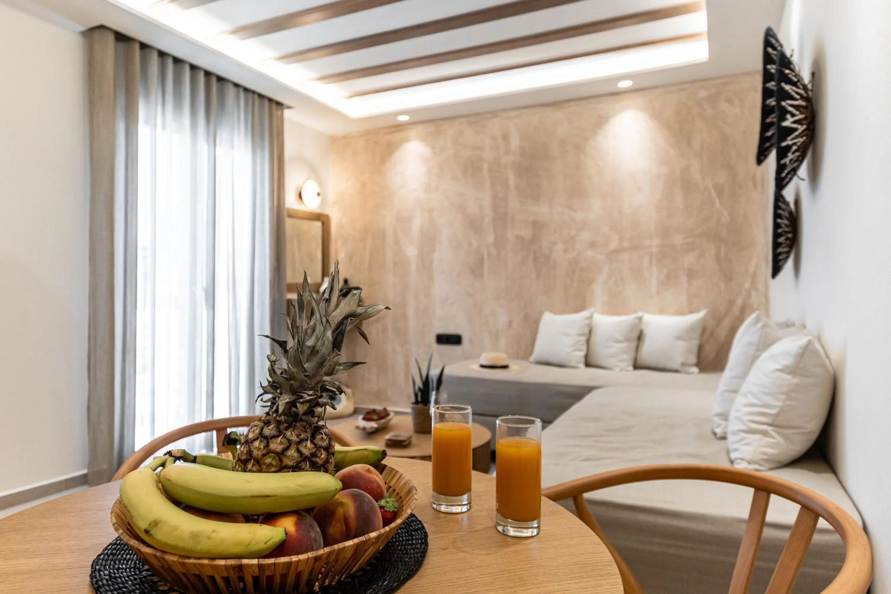 Living room in Perla Hotel