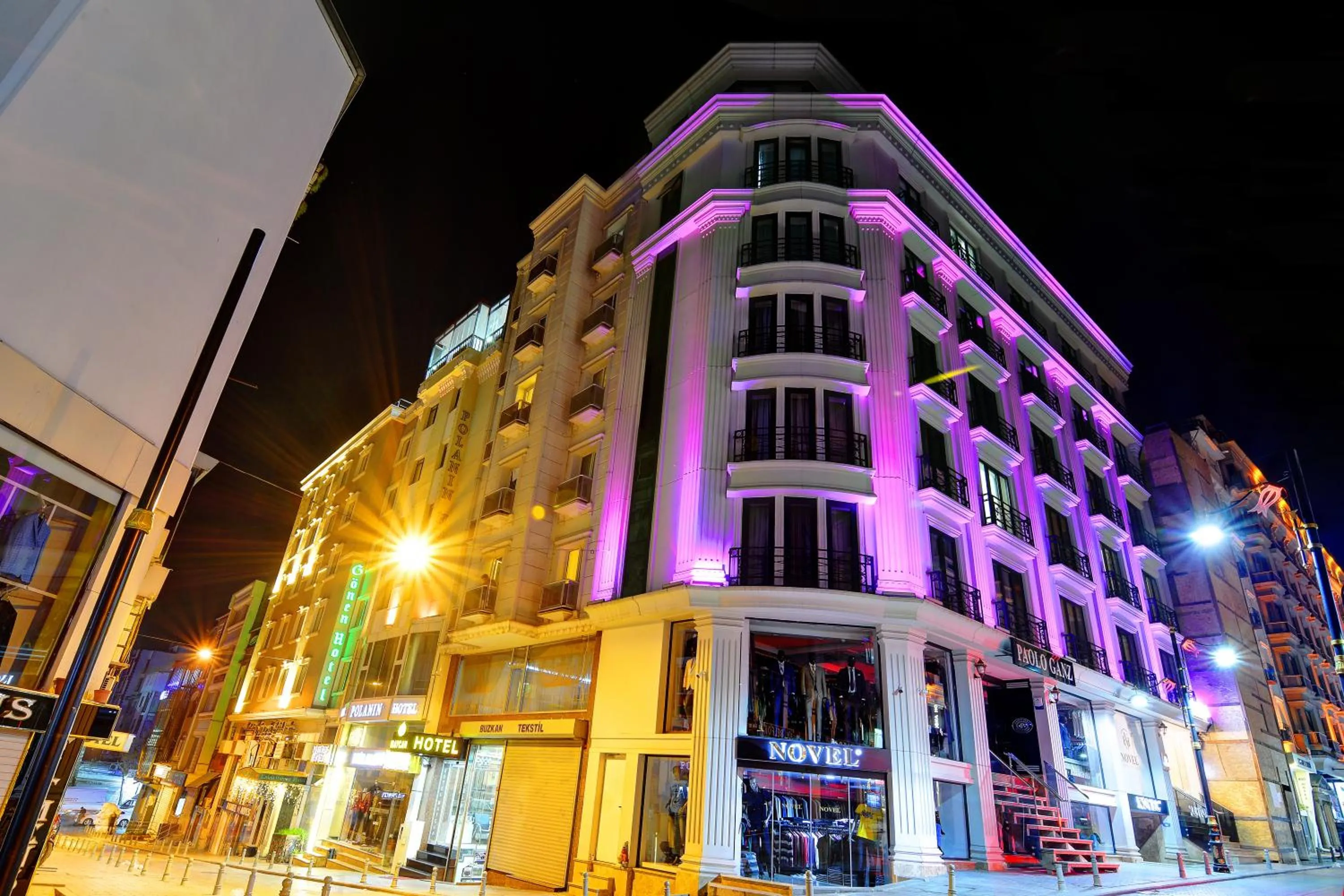 Property building in Novelty Hotel