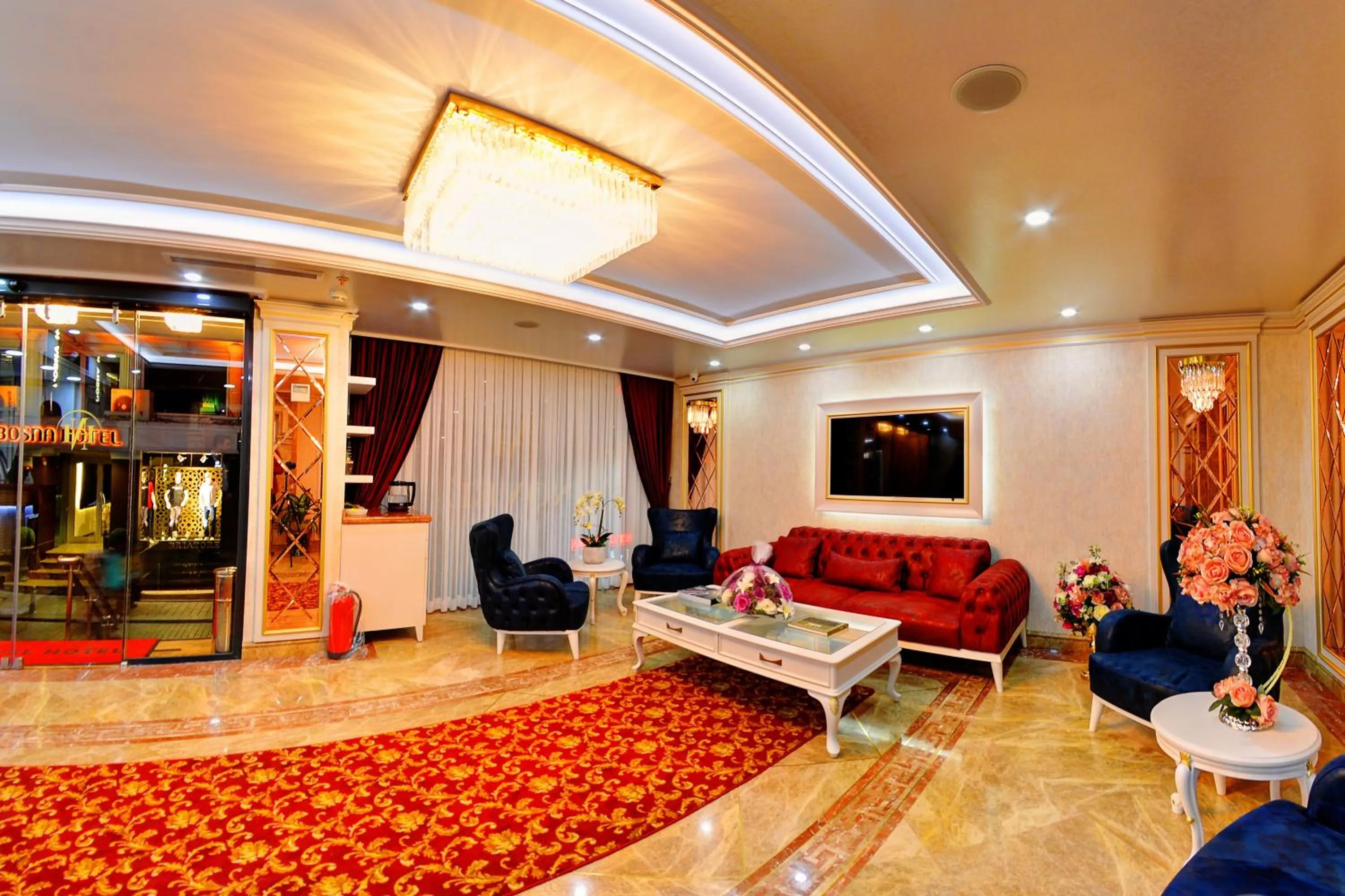 Lobby or reception in Novelty Hotel