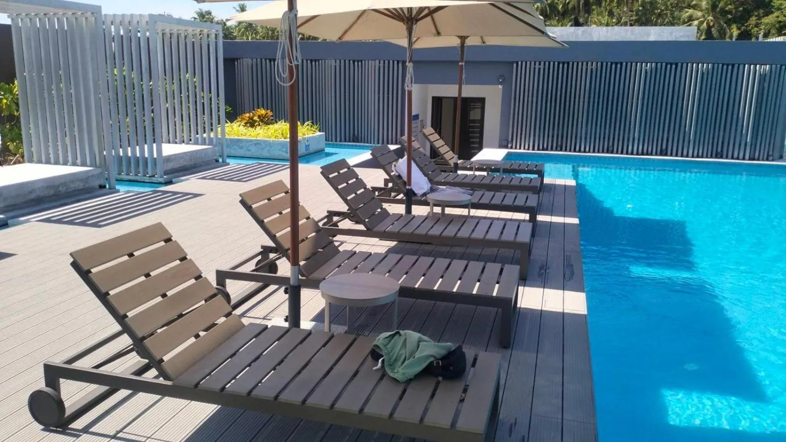 Swimming pool in The Aristo Beach by Holy Cow, studio, without kitchen, construction view