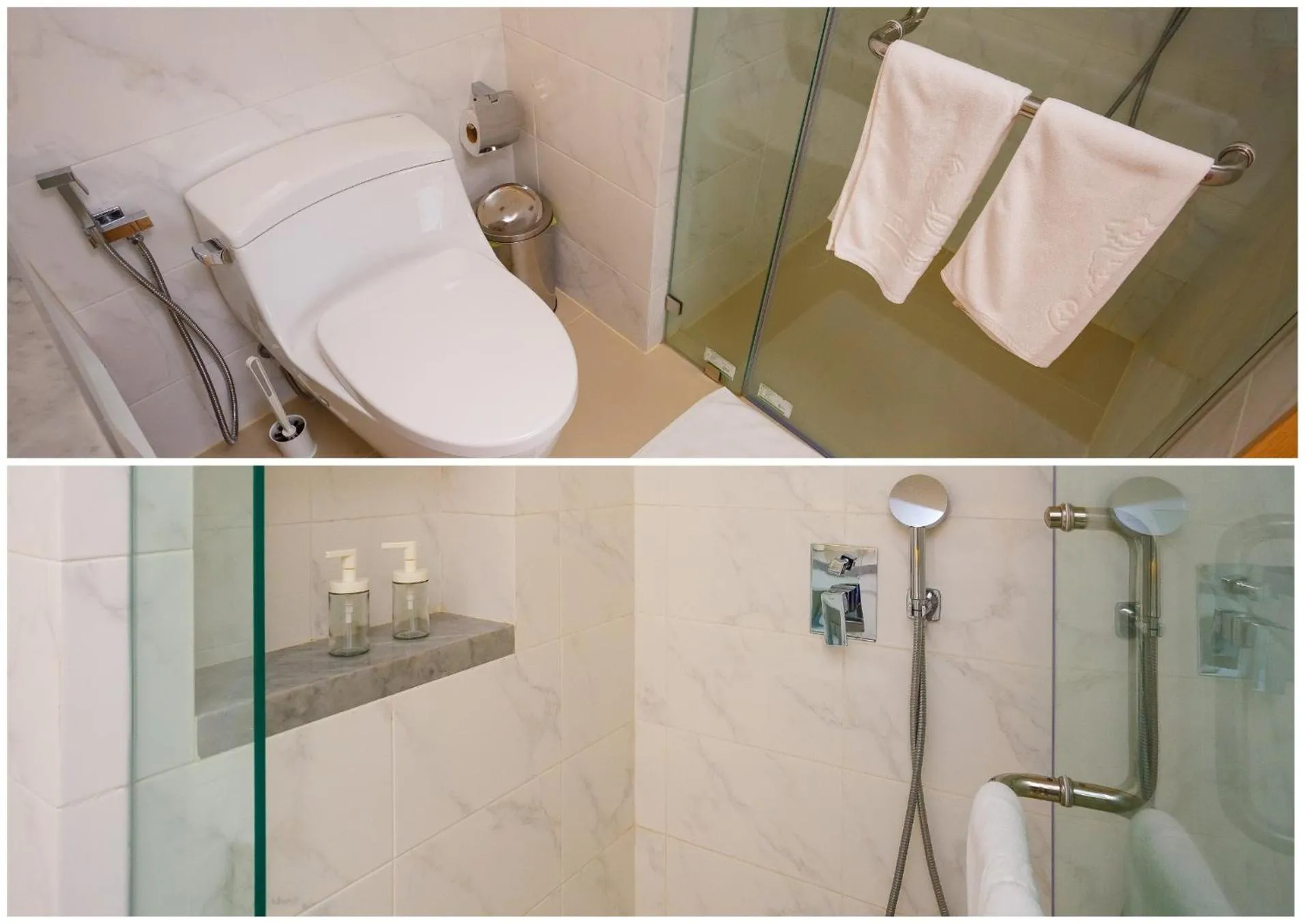 Bathroom in The Aristo Beach by Holy Cow, studio, without kitchen, construction view