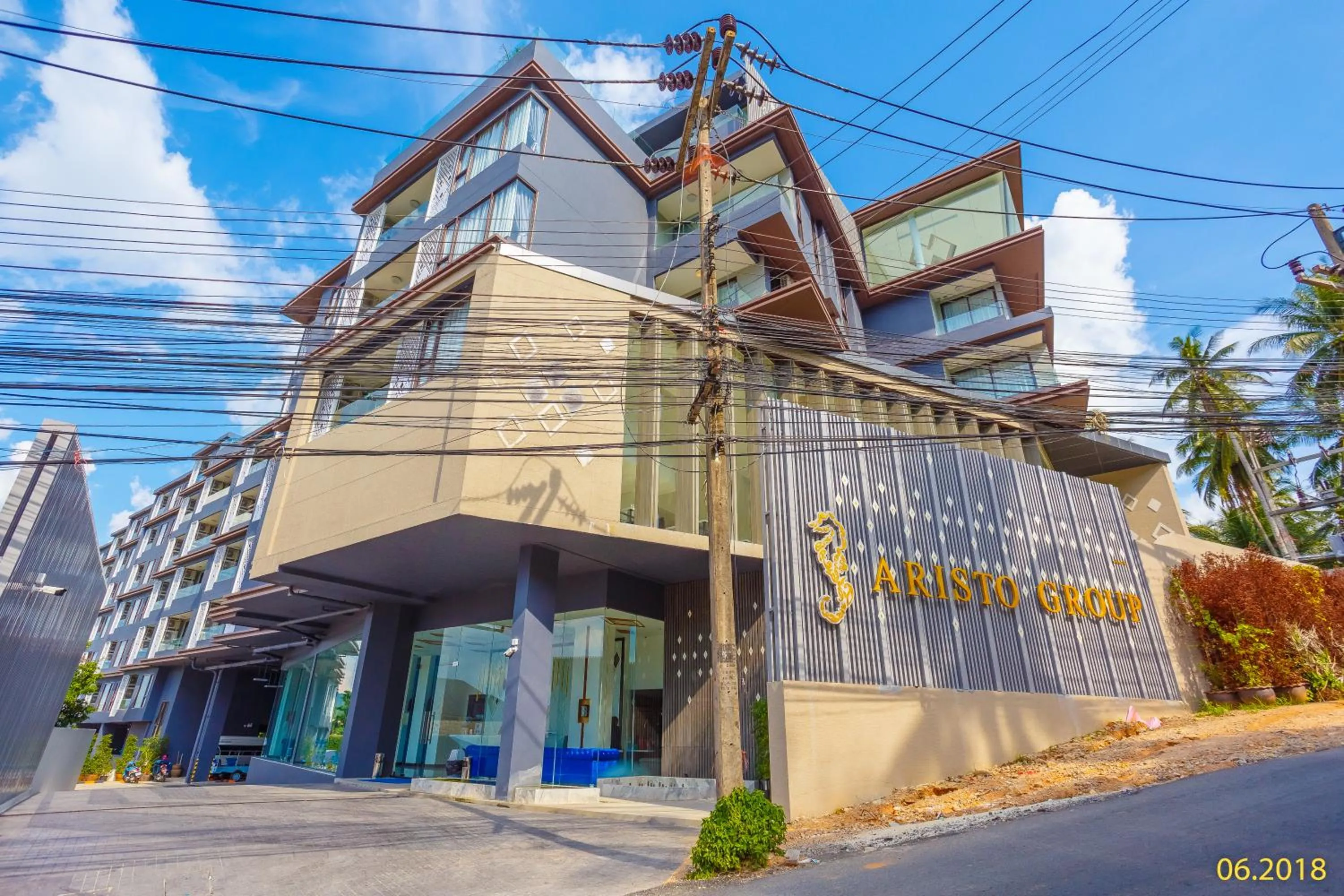Property building in The Aristo Beach by Holy Cow, studio, without kitchen, construction view