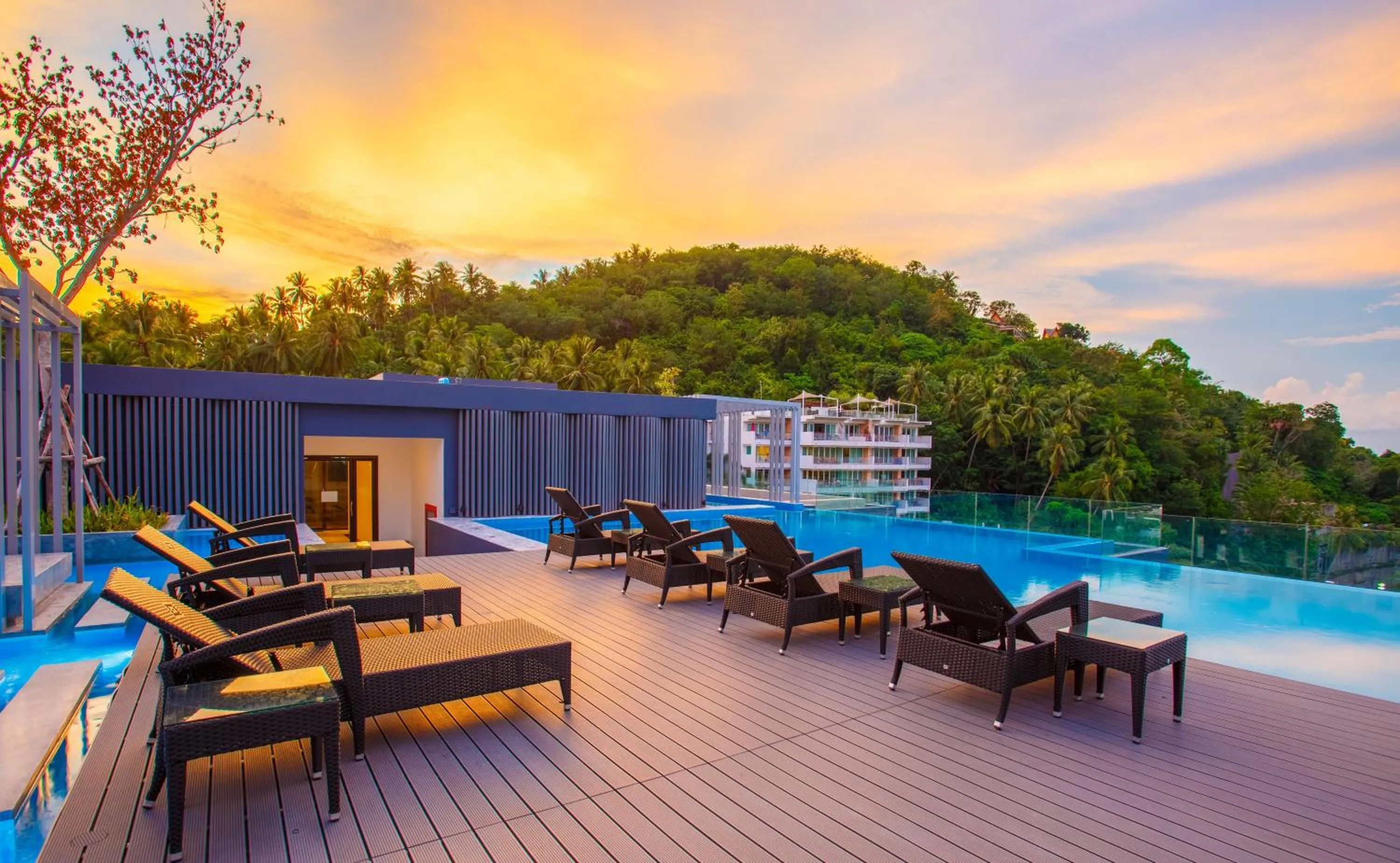 Patio in The Aristo Beach by Holy Cow, studio, without kitchen, construction view