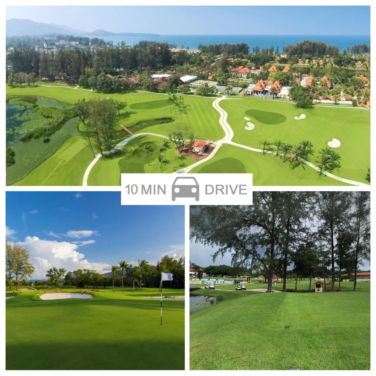 Golfcourse in The Aristo Beach by Holy Cow, studio, without kitchen, construction view