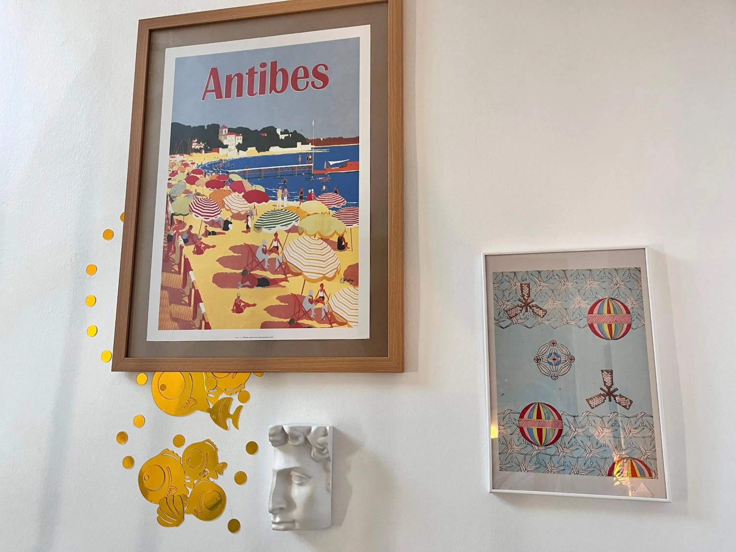 Decorative detail in Hôtel Eden - La Baigneuse