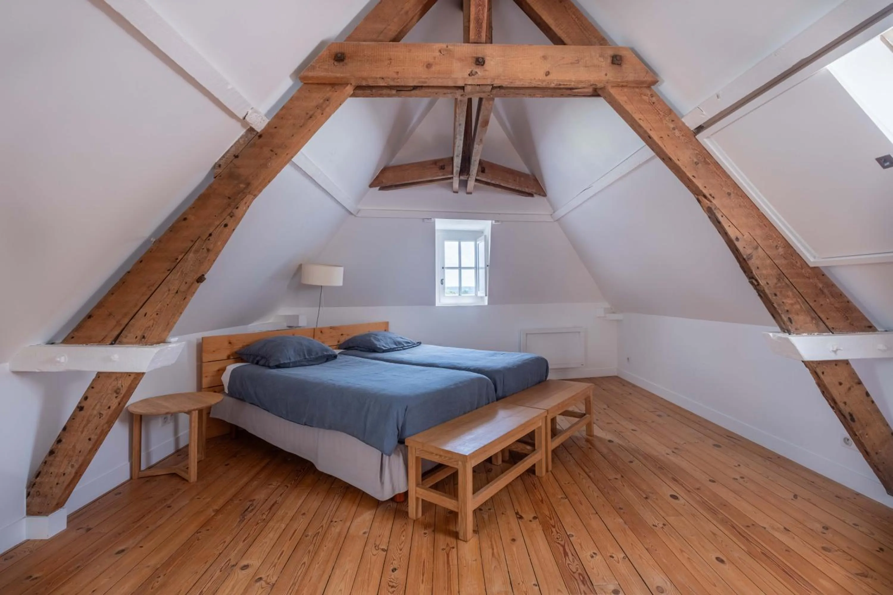Bed in Château de Nazelles Amboise