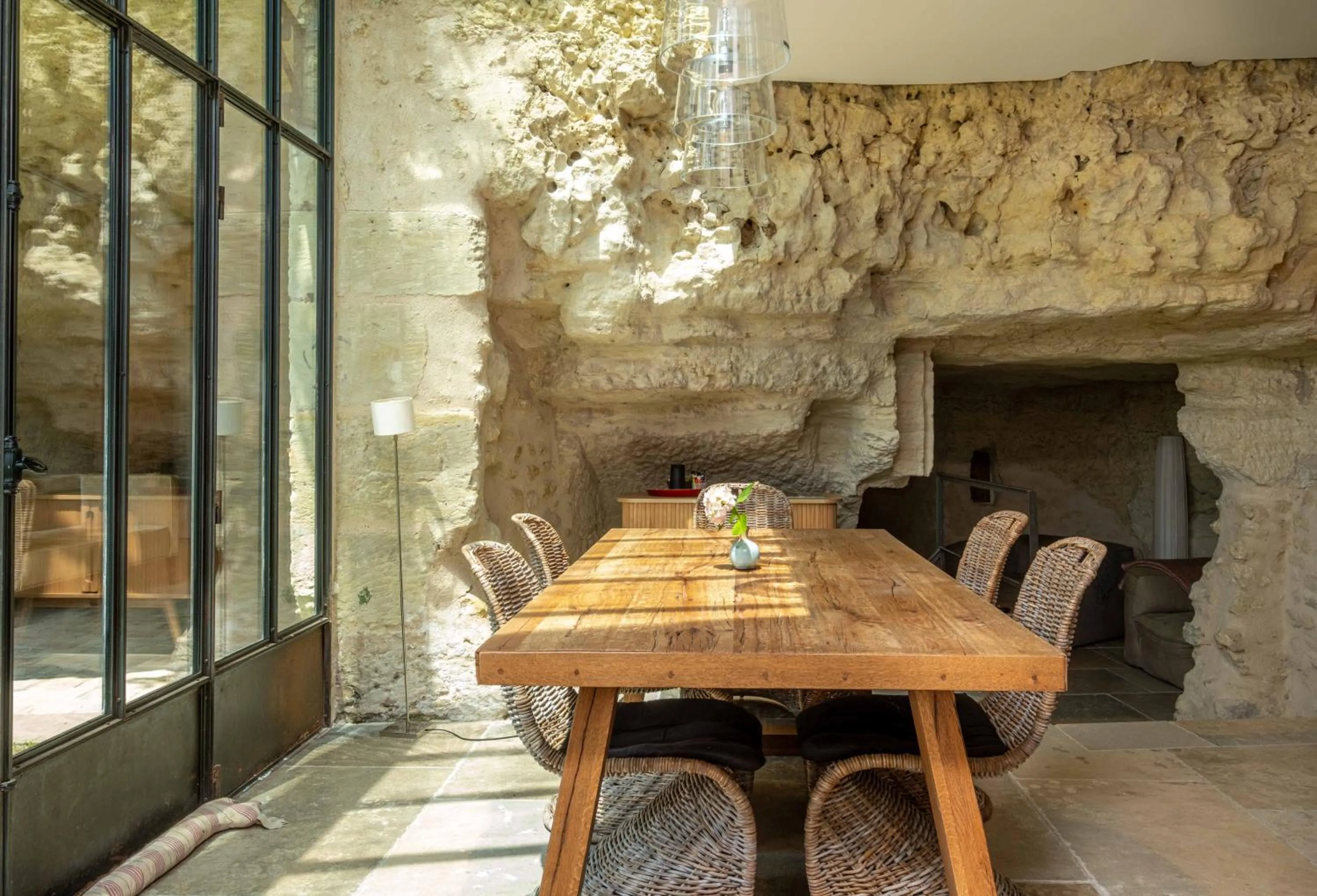 Seating area in Château de Nazelles Amboise