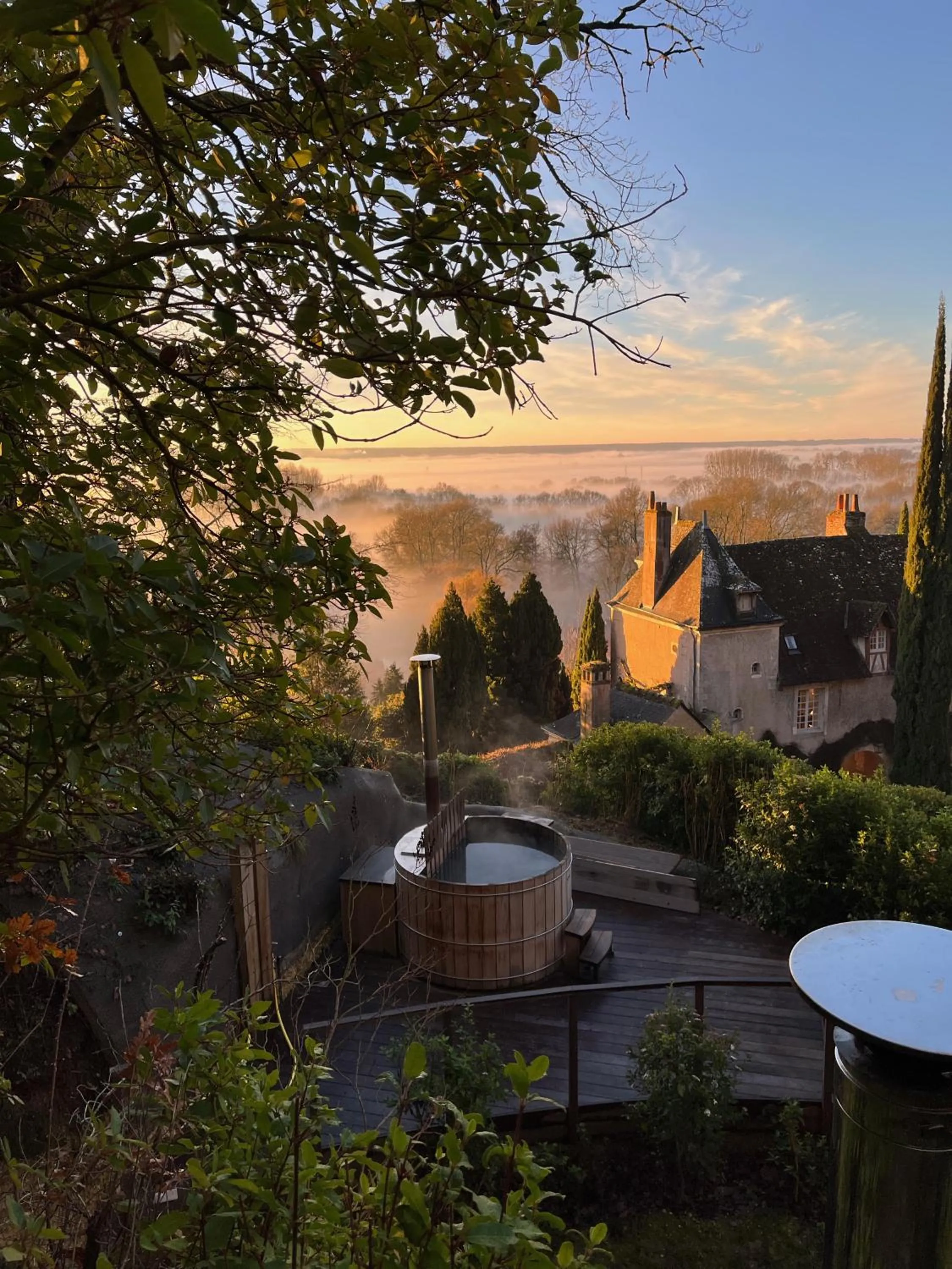 Natural landscape in Château de Nazelles Amboise