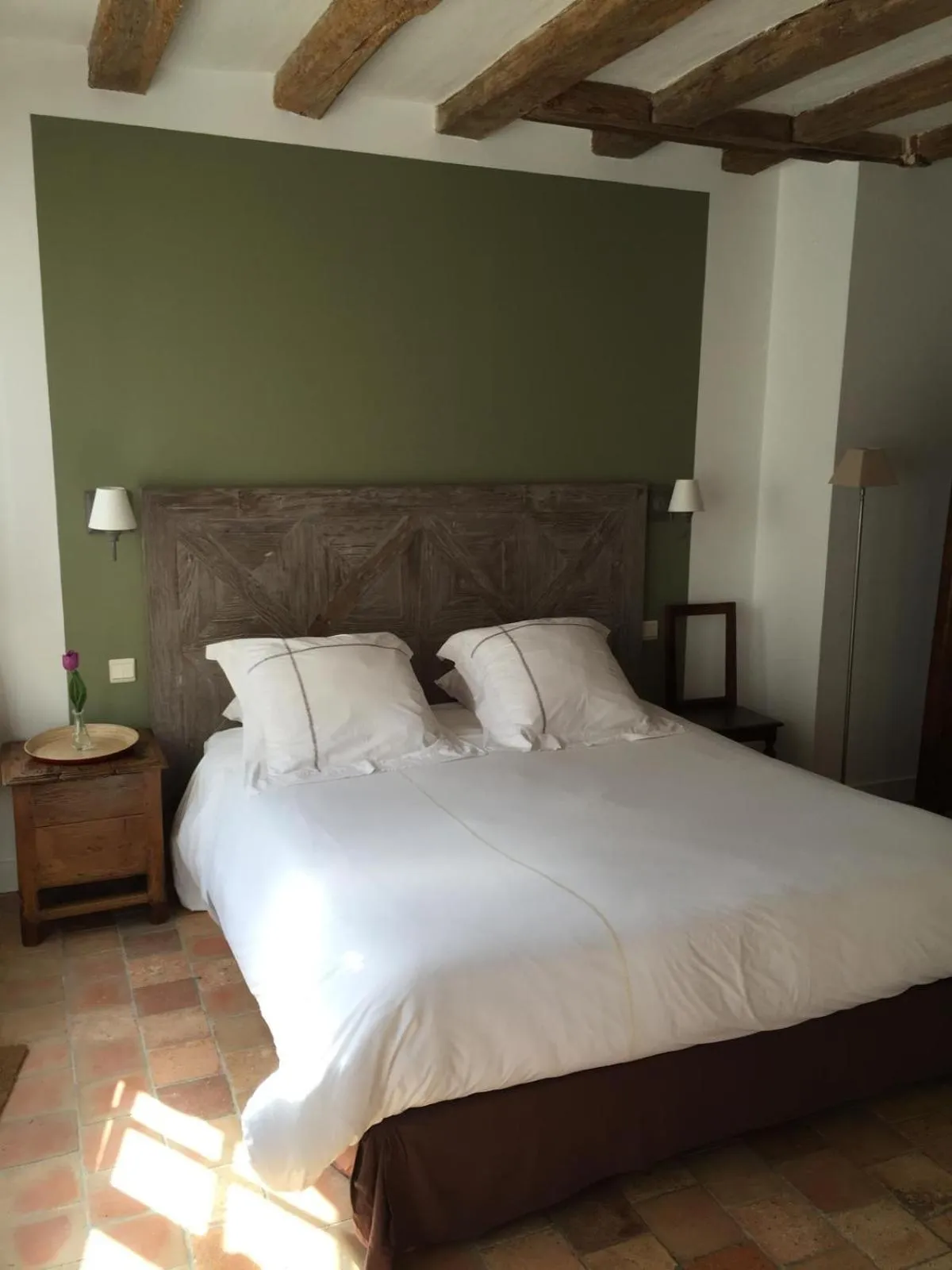 Bed in Château de Nazelles Amboise