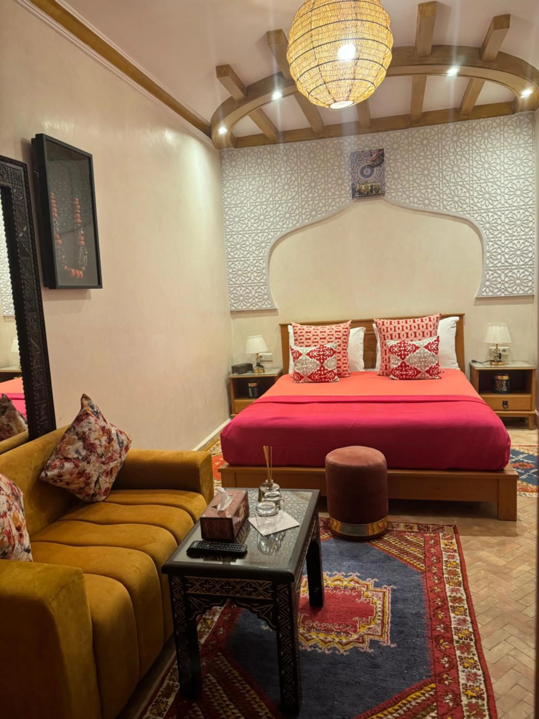 Bed in Riad Zahri