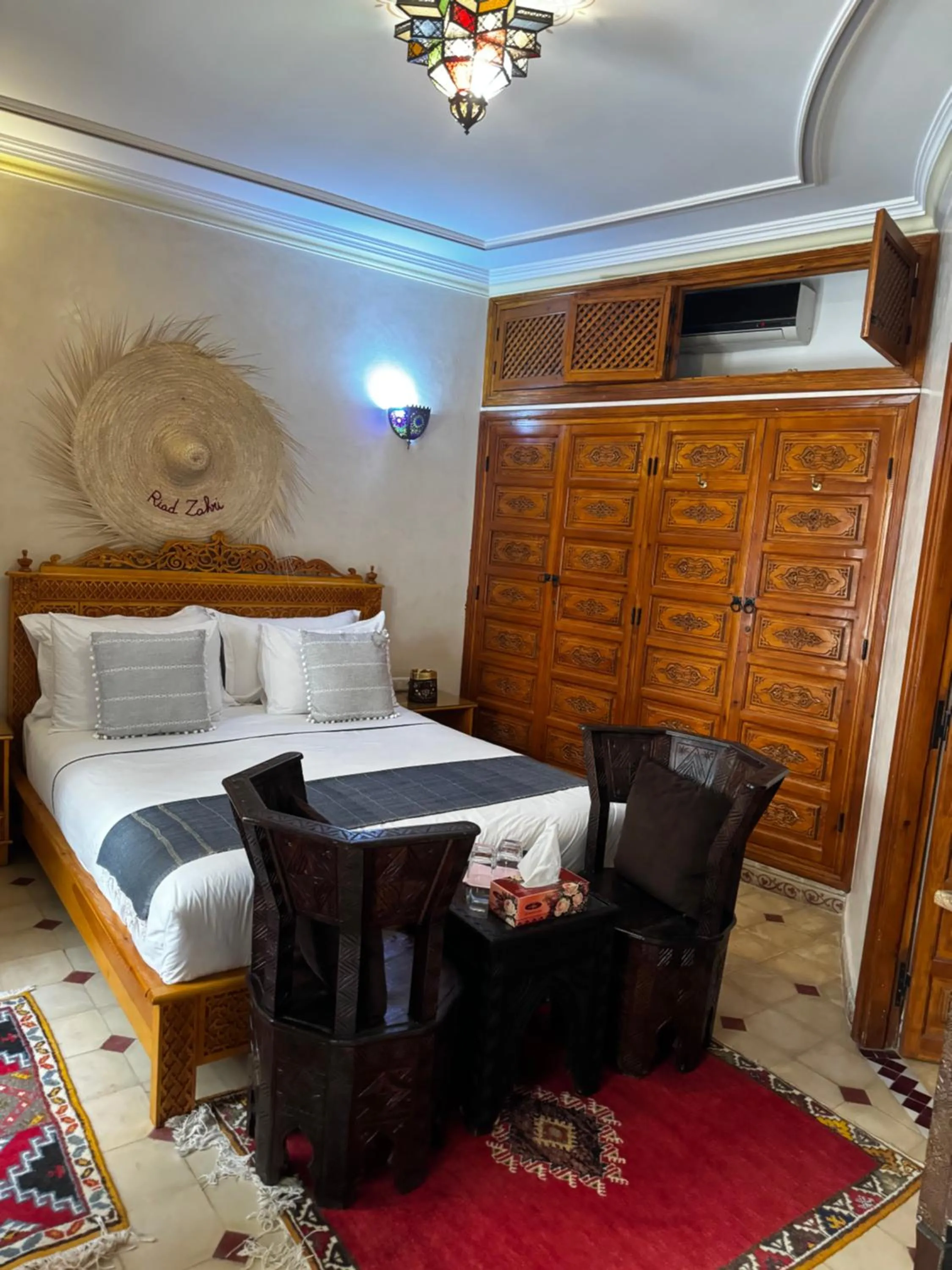 Bed in Riad Zahri