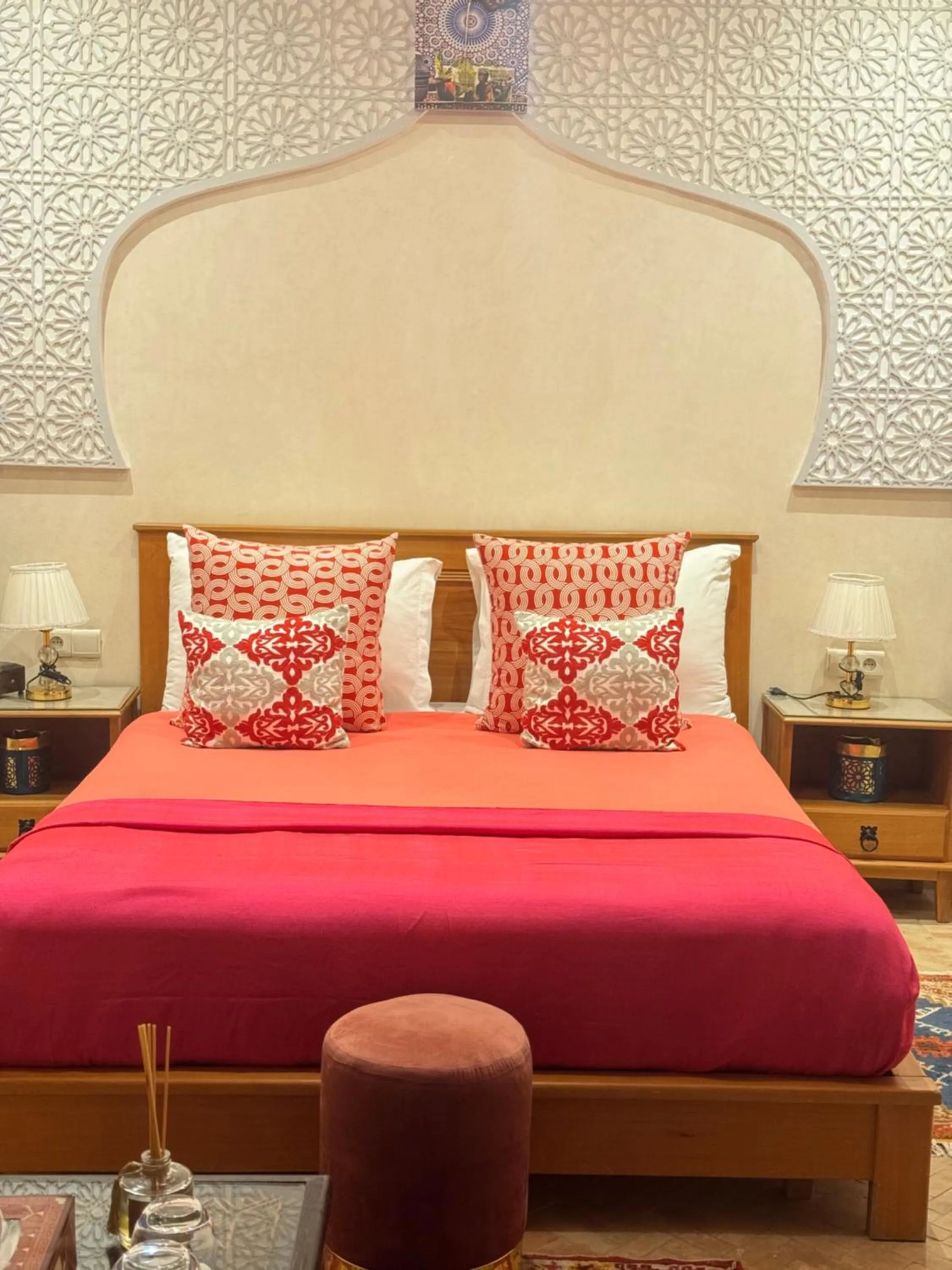 Bed in Riad Zahri