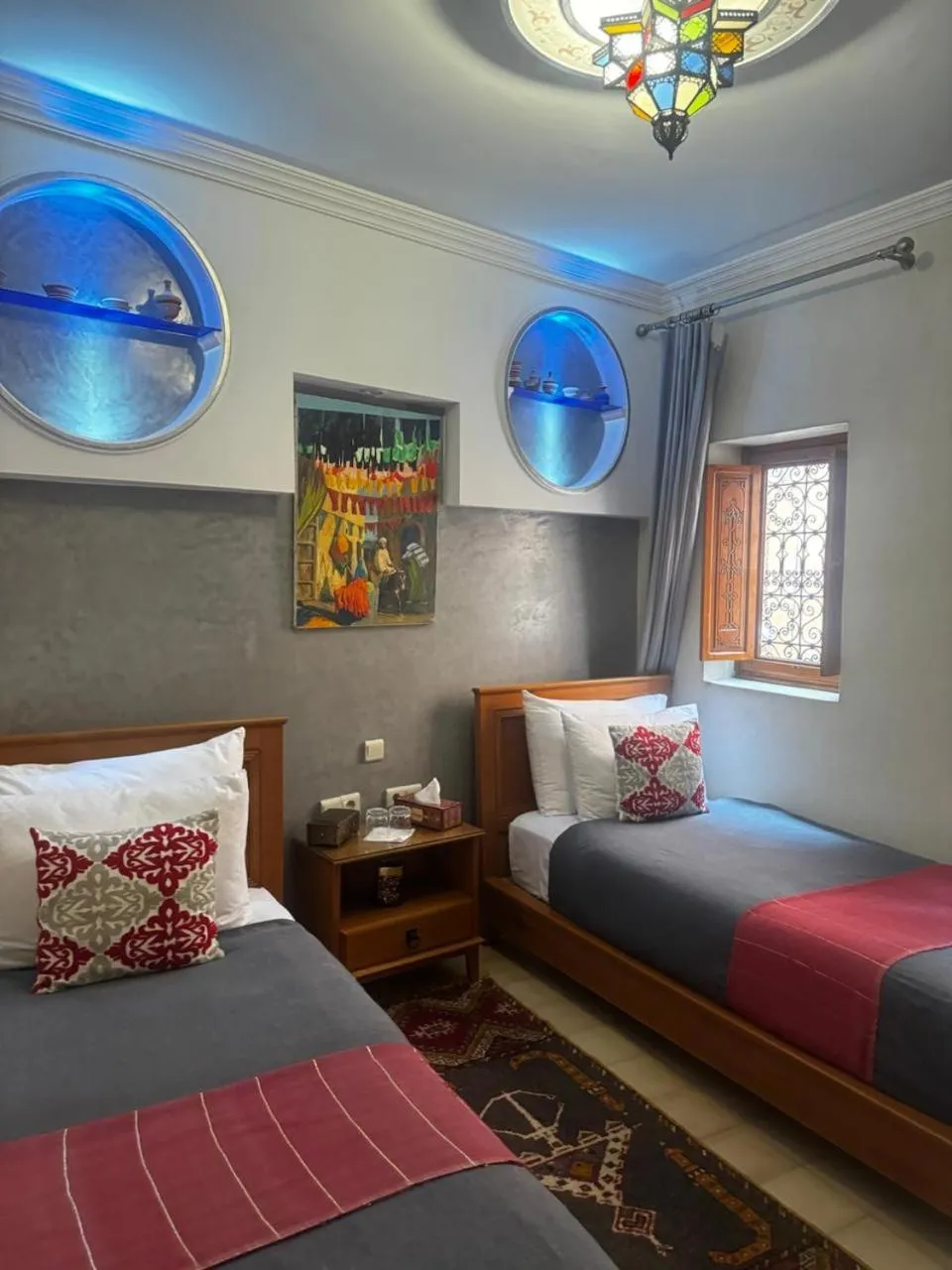 Bed in Riad Zahri