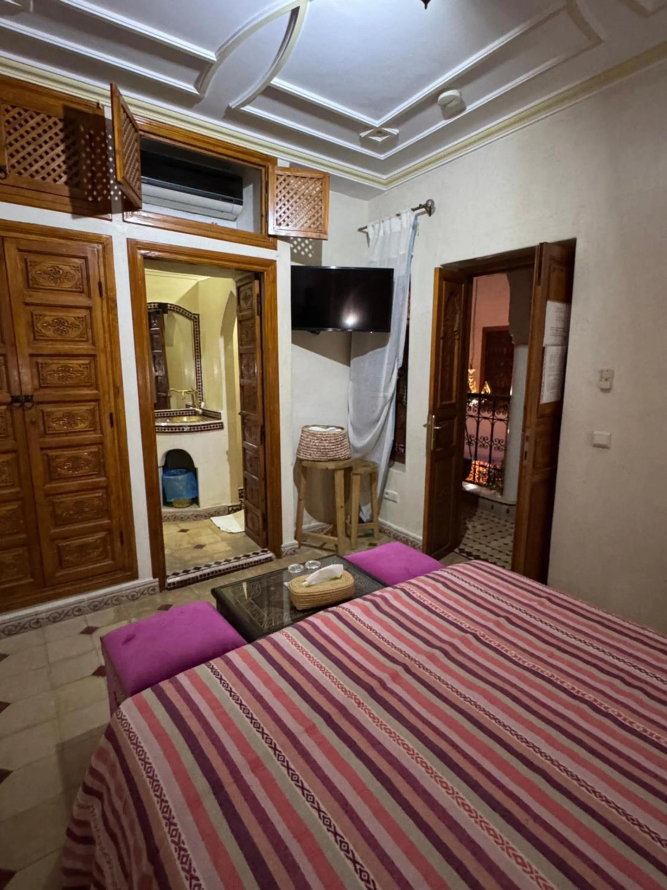 Bed in Riad Zahri