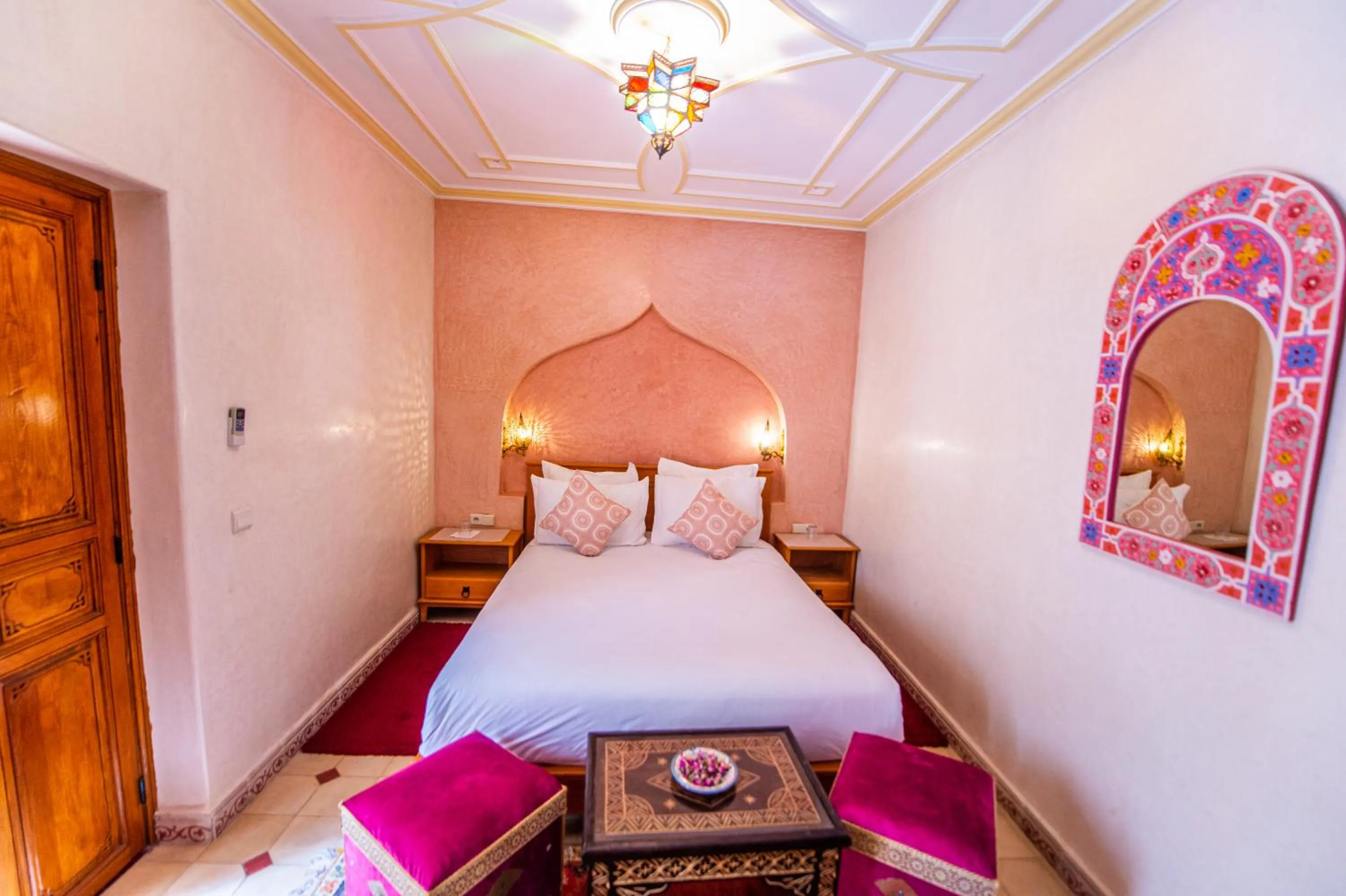 Bed in Riad Zahri