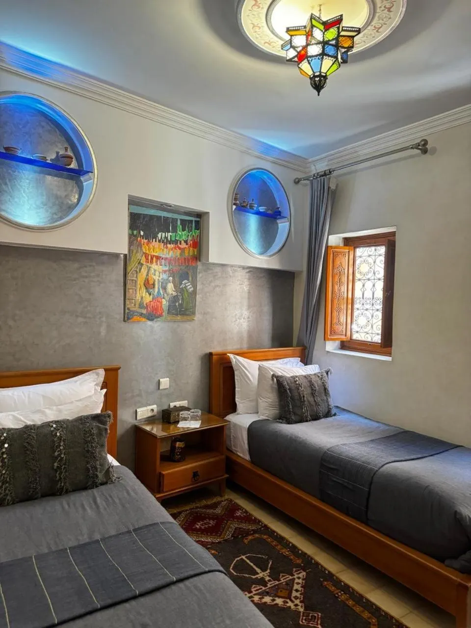 Bed in Riad Zahri