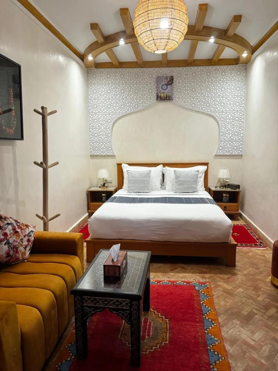 Bed in Riad Zahri