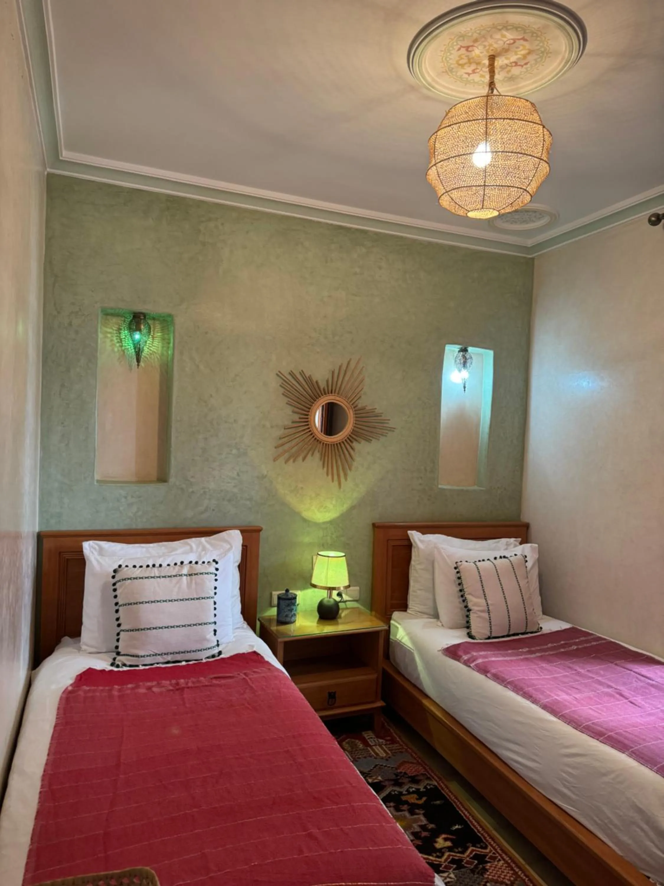 Bed in Riad Zahri