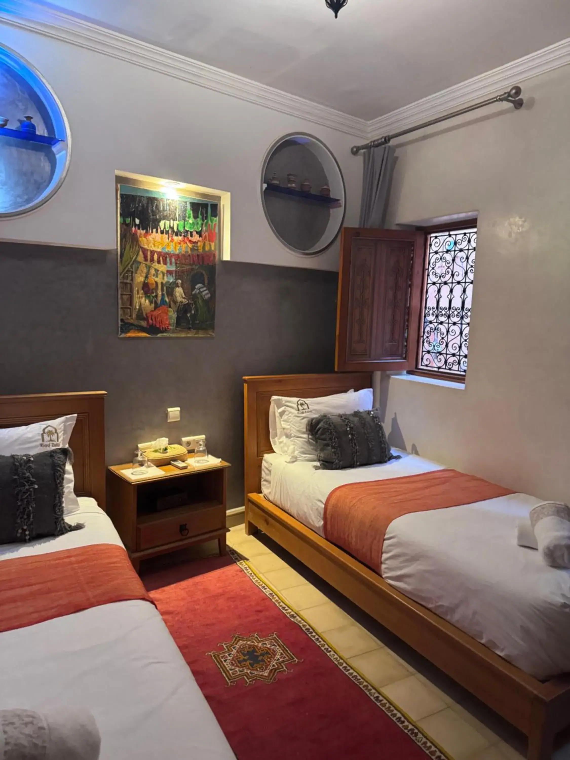 Superior Twin Room in Riad Zahri Superior Twin Room in Riad Zahri