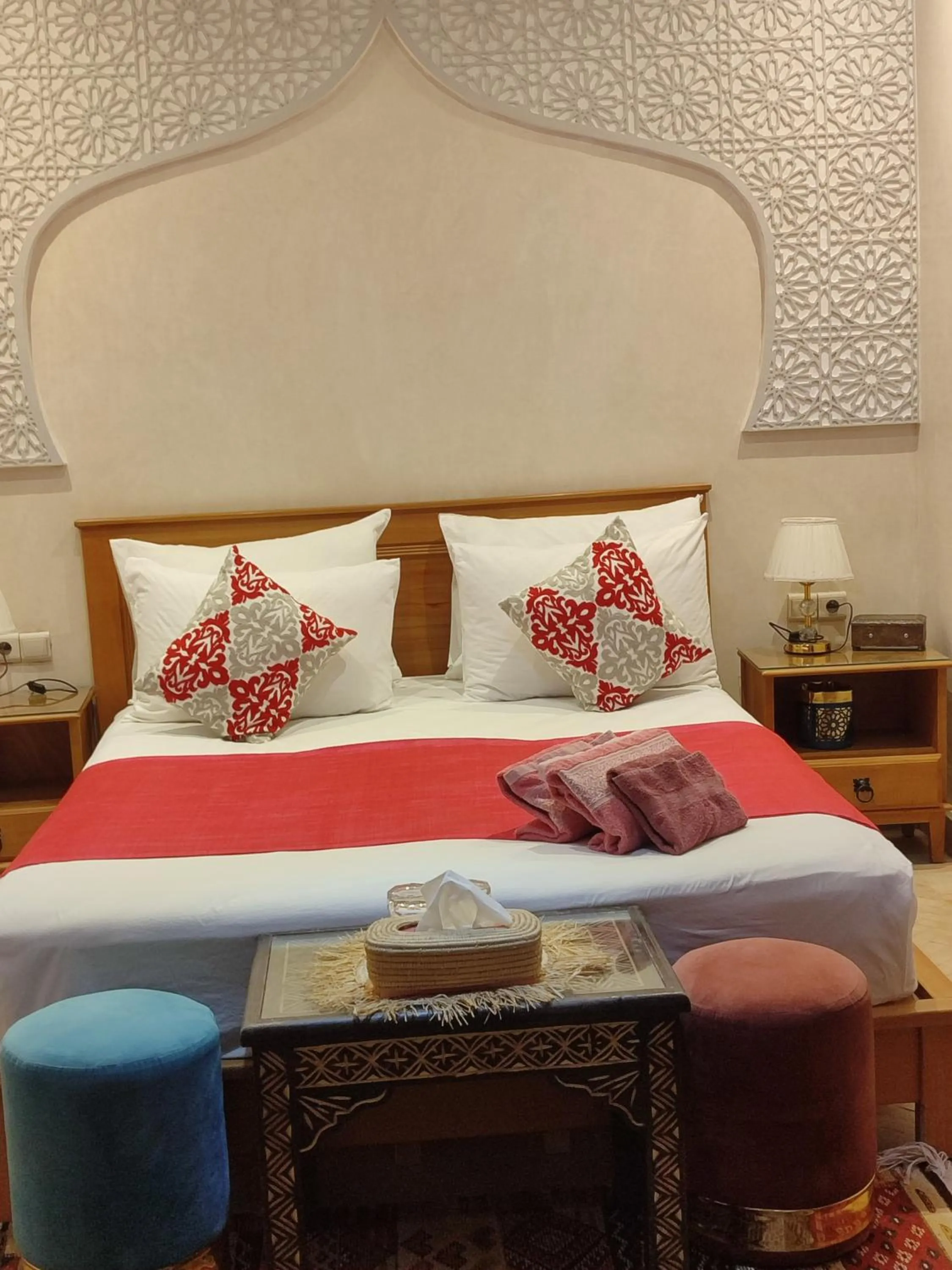 Bed in Riad Zahri