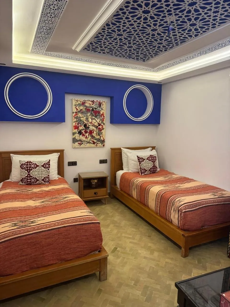 Bed in Riad Zahri