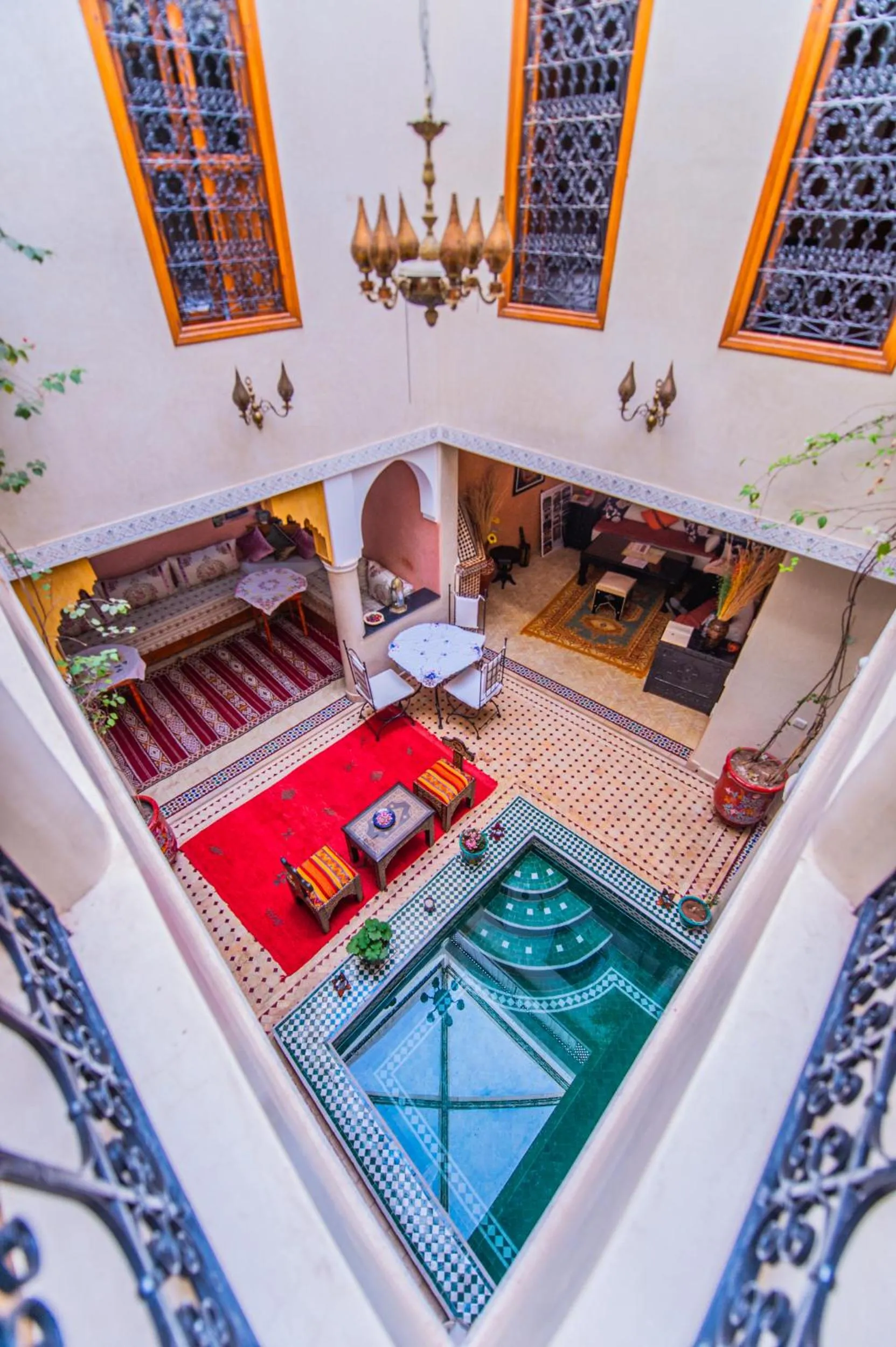 Restaurant/places to eat, Bed in Riad Zahri