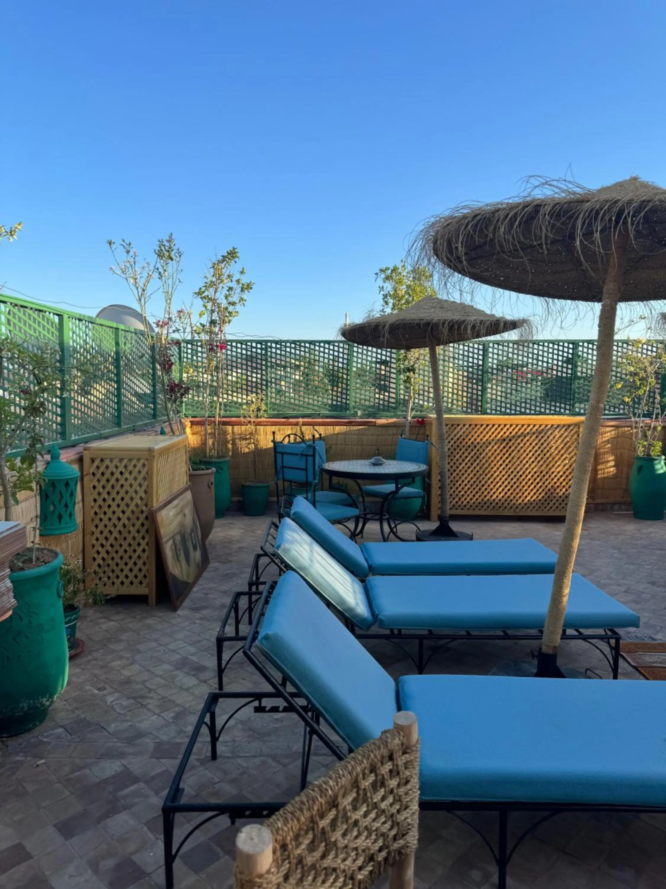 Seating area in Riad Zahri