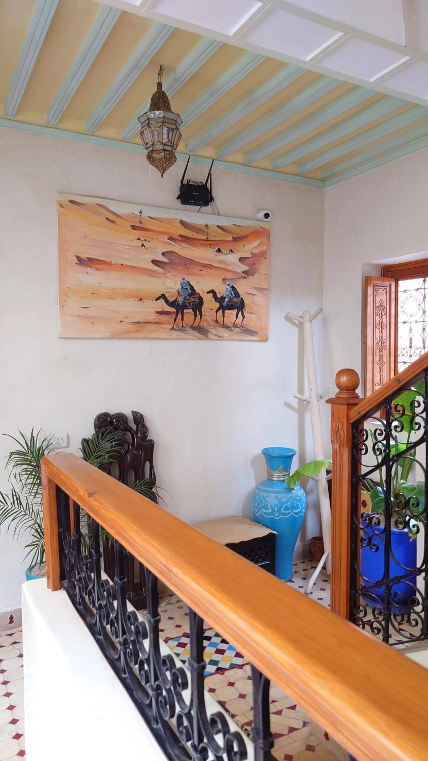 Seating area in Riad Zahri