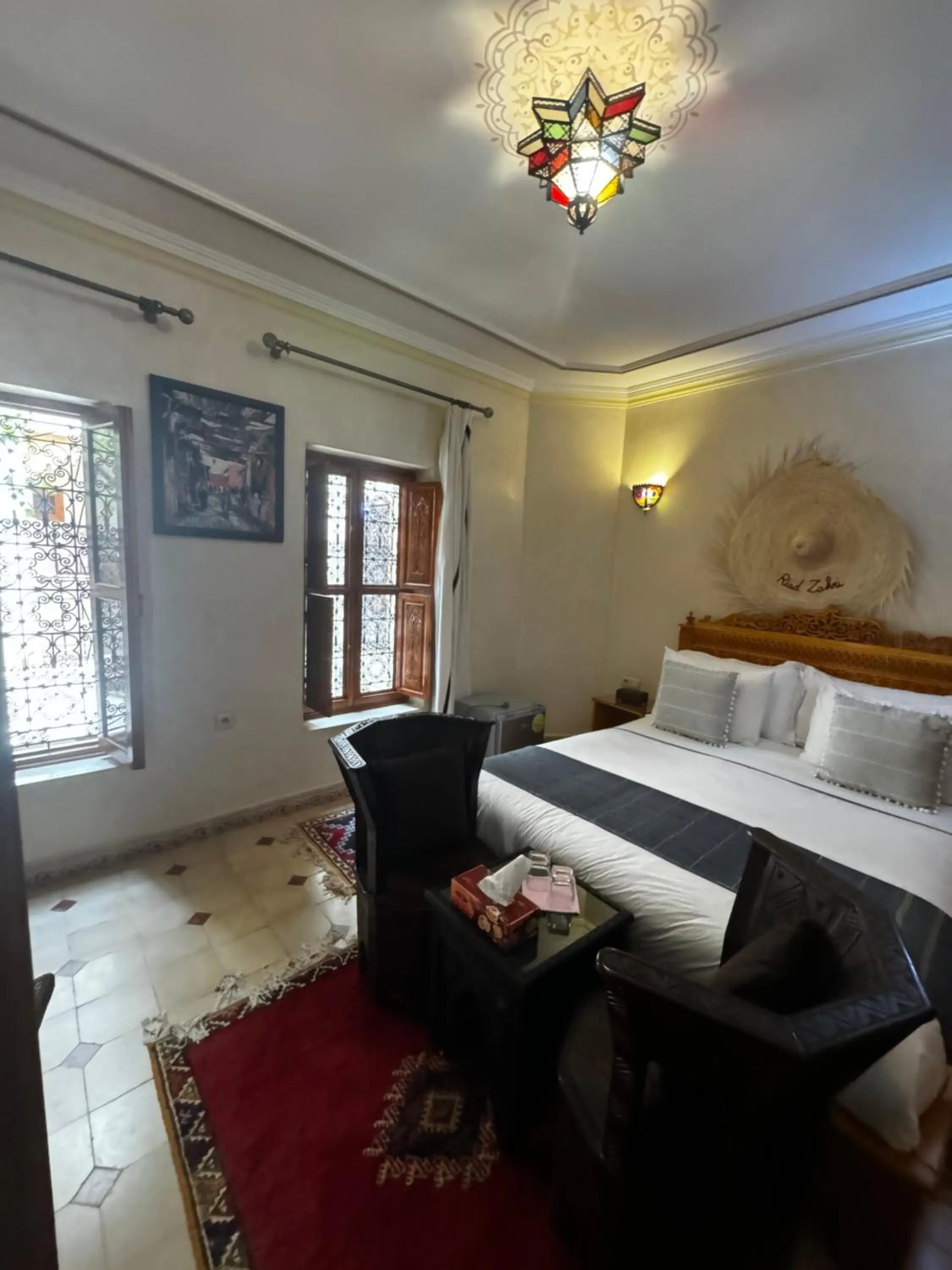 Bed in Riad Zahri