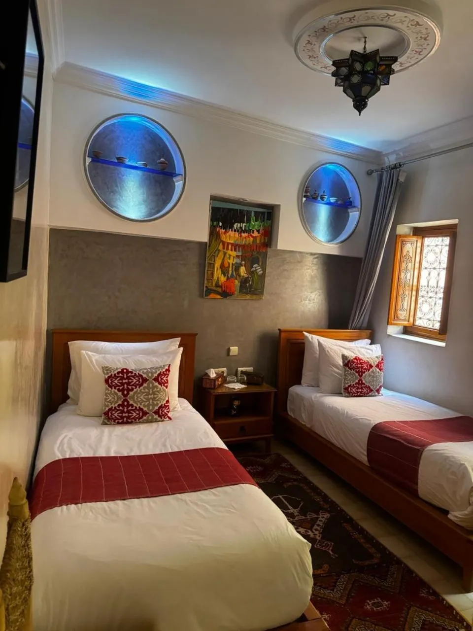 Bed in Riad Zahri
