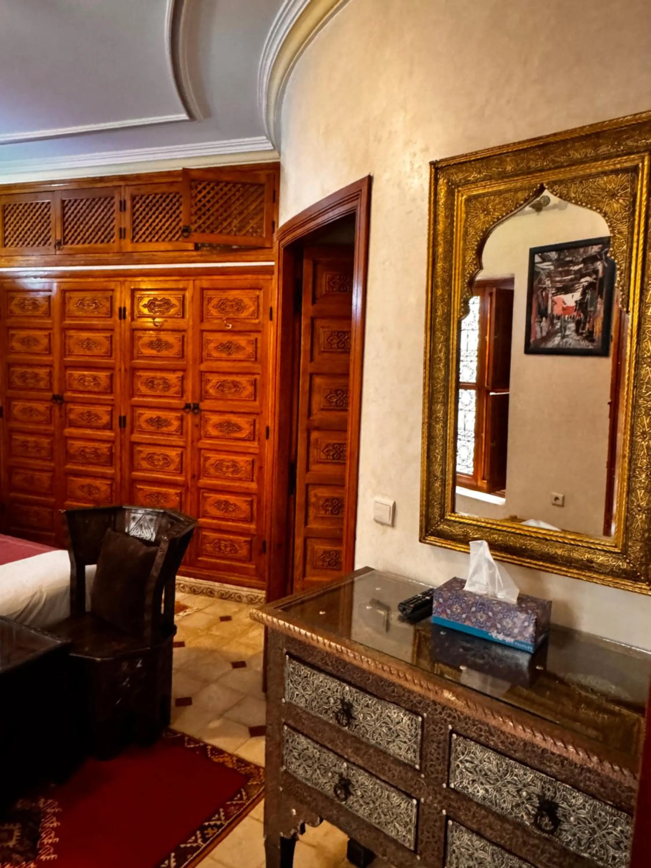 Bed in Riad Zahri