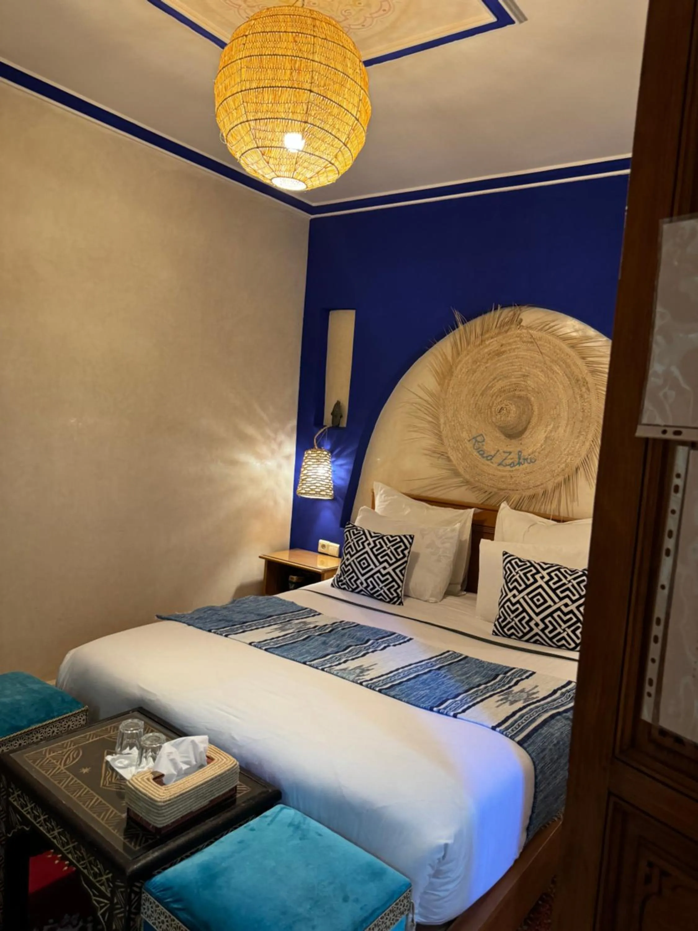 Bed in Riad Zahri