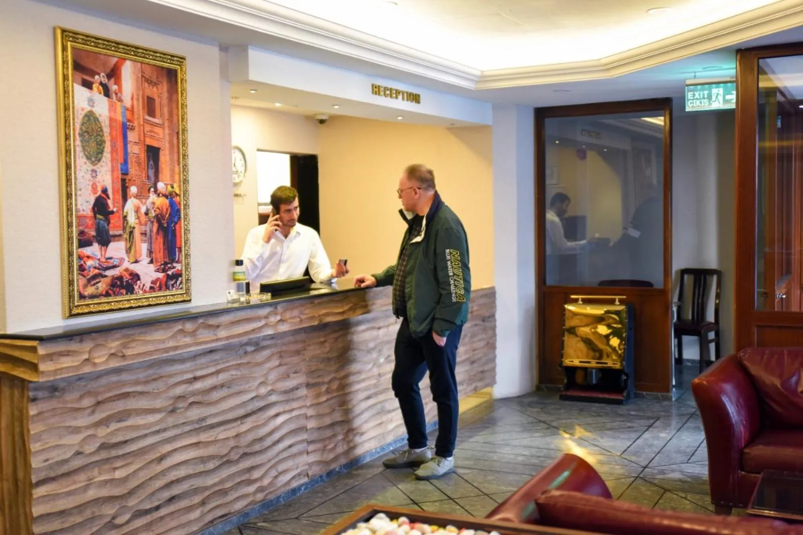 Lobby or reception in ARTI HOTEL OldCity