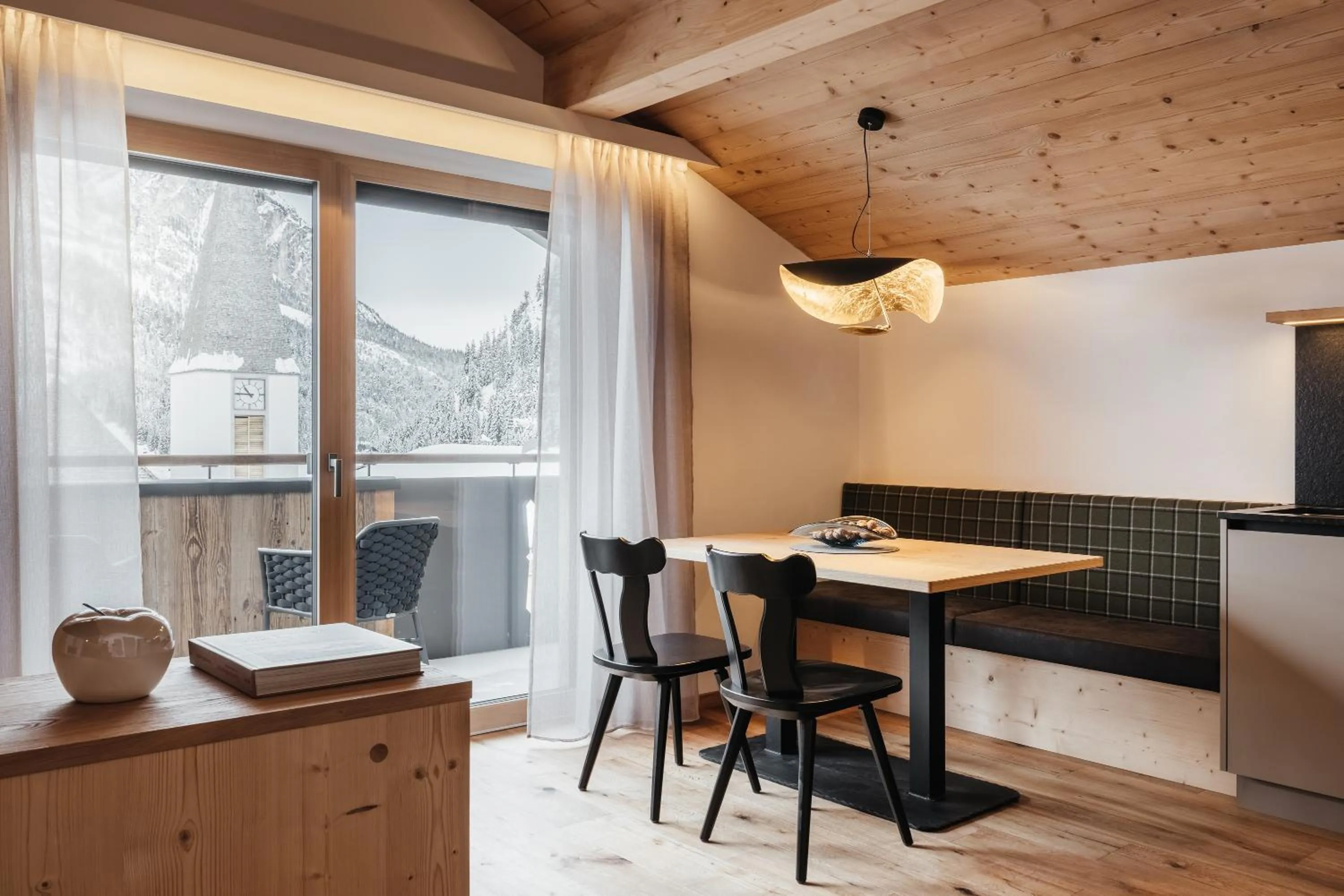 Kitchen or kitchenette in Residence Villa Trieste